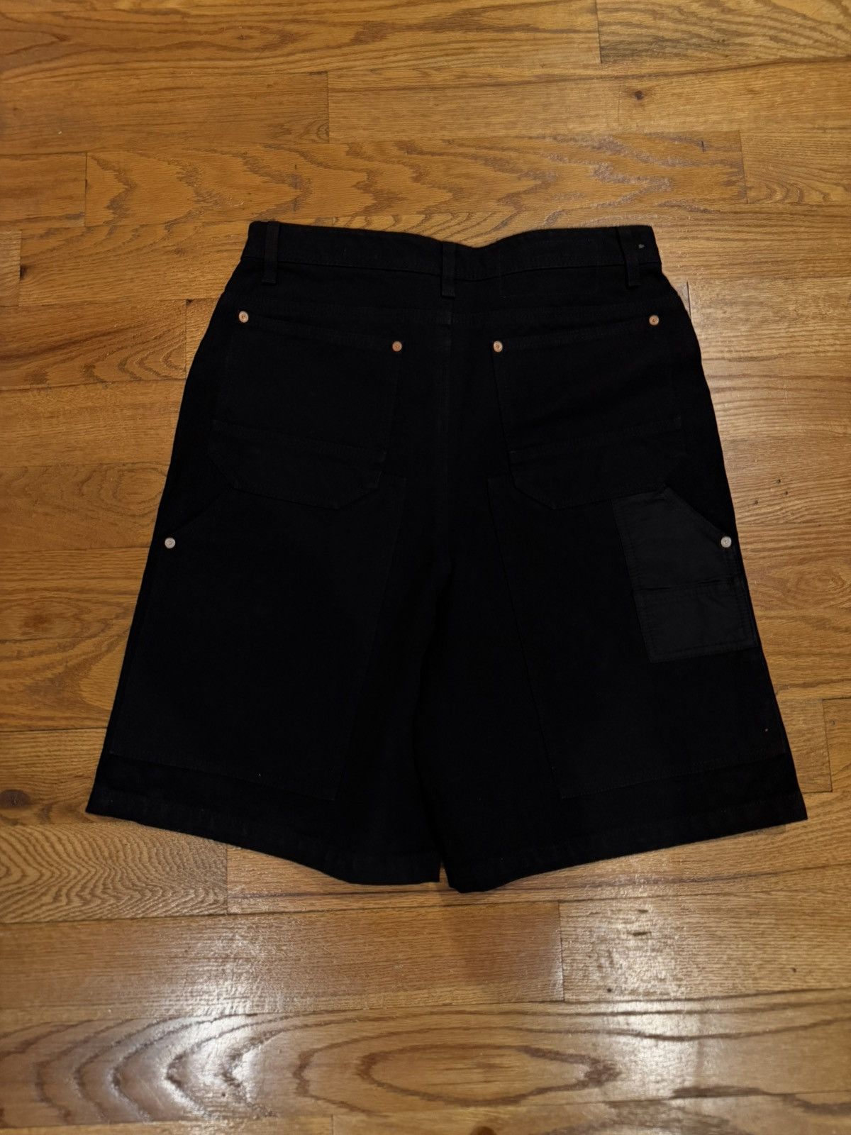 Andersson Bell Andersson Bell Black Double Knee Canvas Short Size US 33 - 2 Thumbnail