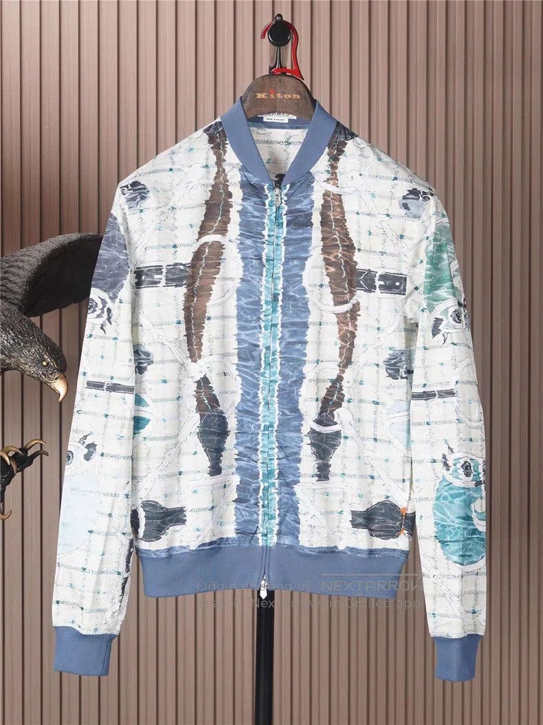 Hermes Hermes size 38 Men's Thin Printed Jacket Size US M / EU 48-50 / 2 - 1 Thumbnail