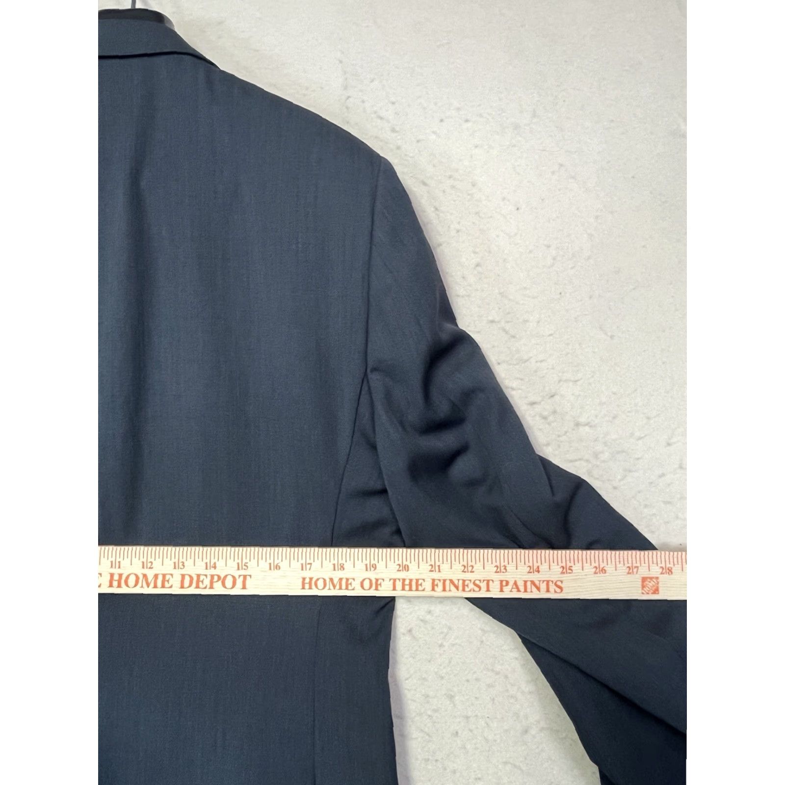 DKNY DKNY mens charcoal gray sport coat jacket blazer 42L Wool Blend Two-Button Notch Lapel Regular Fit Casual Business Party/Cocktail Wedding Mens Size 42R - 3 Thumbnail