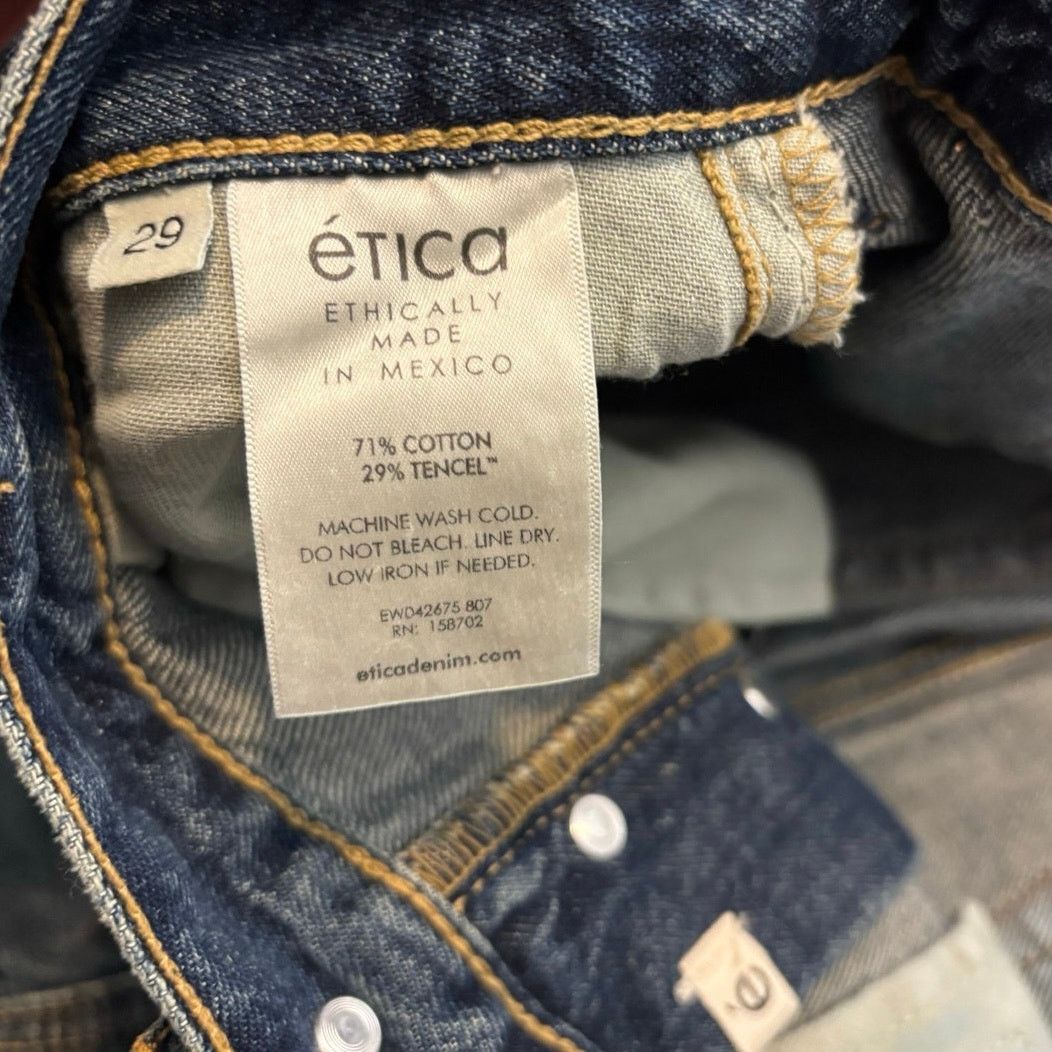 ETICA NWT Etica X Anthropologie Marley Ultra High Baggy Jean 29 Size 29" - 7 Thumbnail