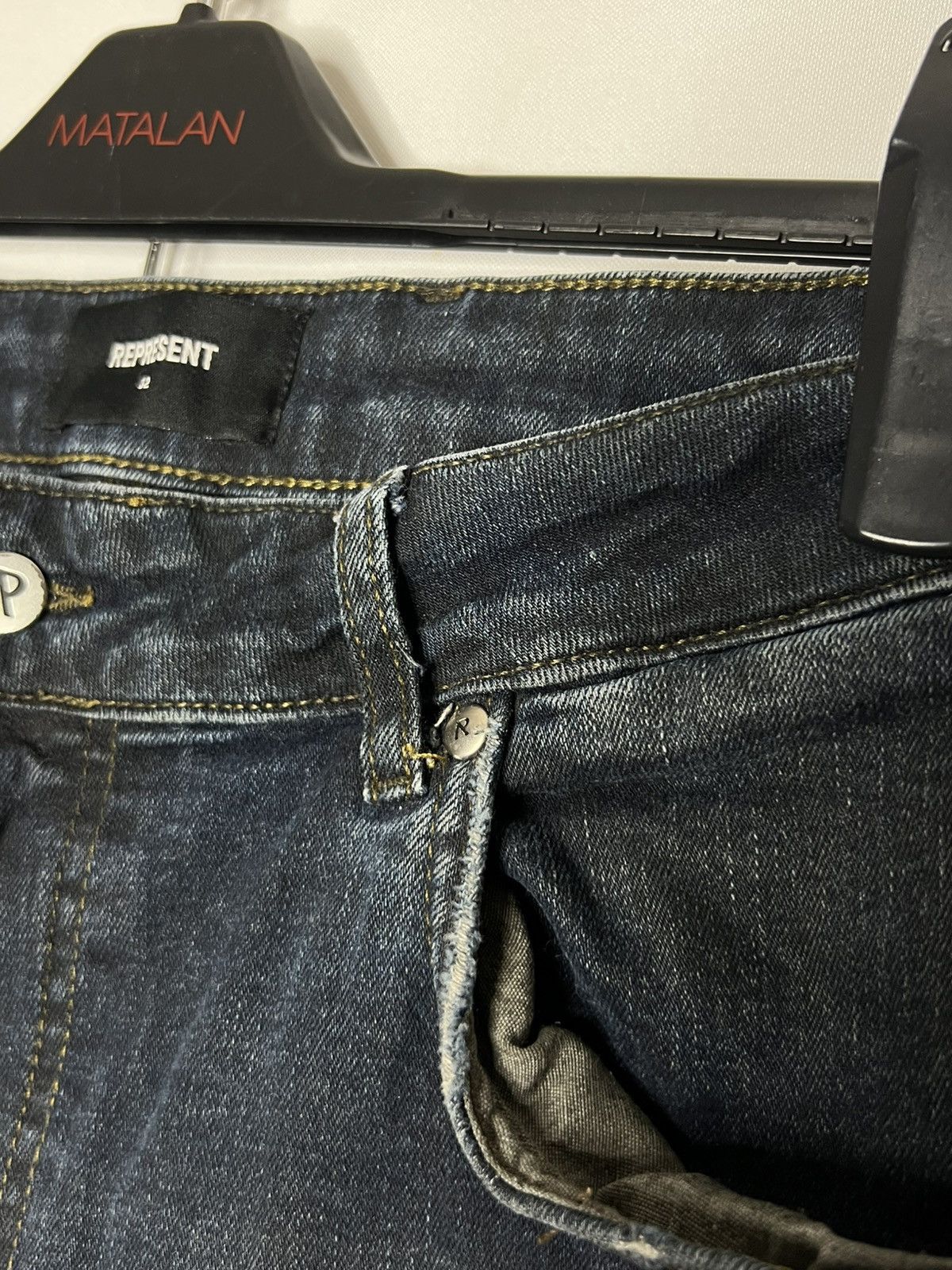 Represent Clo. Represent Destroyer Denim Luxury Jeans Size 32 Size US 32 / EU 48 - 6 Thumbnail