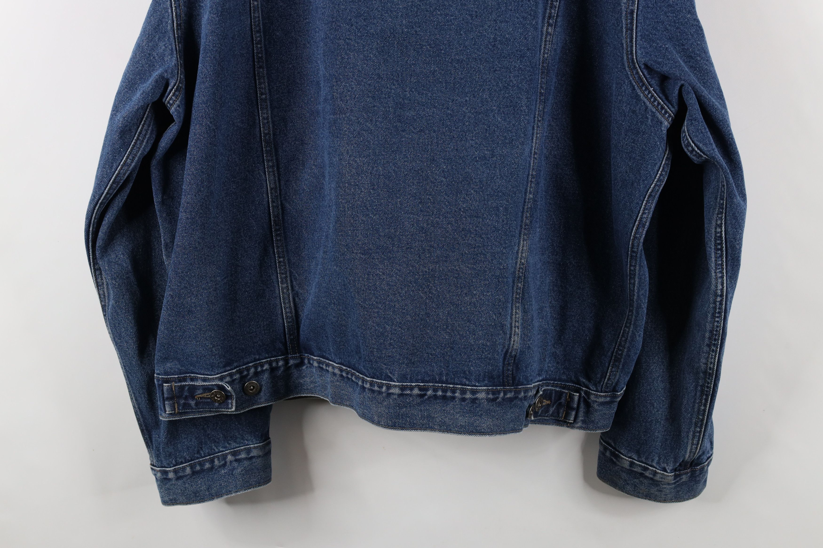 Vintage × Wrangler Vintage Wrangler Denim Jean Trucker Jacket Blue Cotton Size US XXL / EU 58 / 5 - 16 Thumbnail