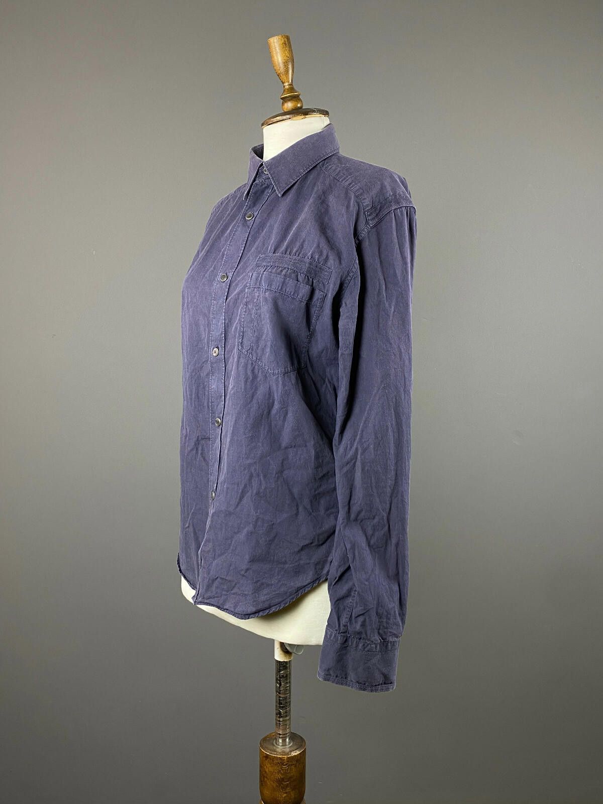 Neil Barrett Ladies Neil Barrett Blue Button Down Long Sleeve Shirt M Size M / US 6-8 / IT 42-44 - 4 Thumbnail