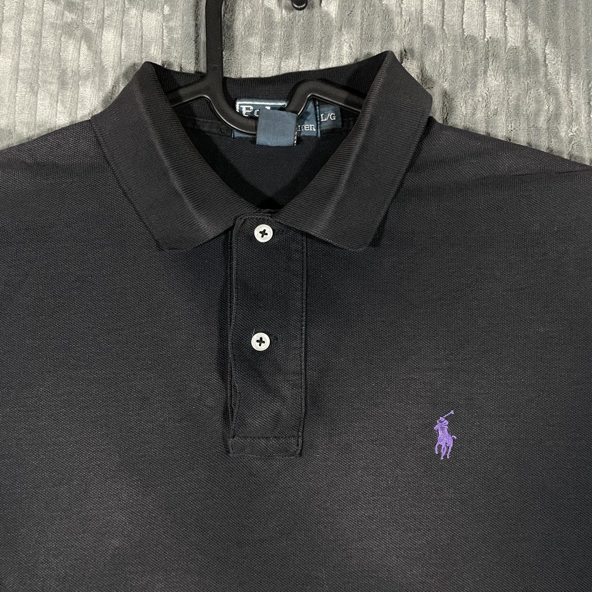 Polo Ralph Lauren Vintage polo ralph lauren large black purple horse Grailed