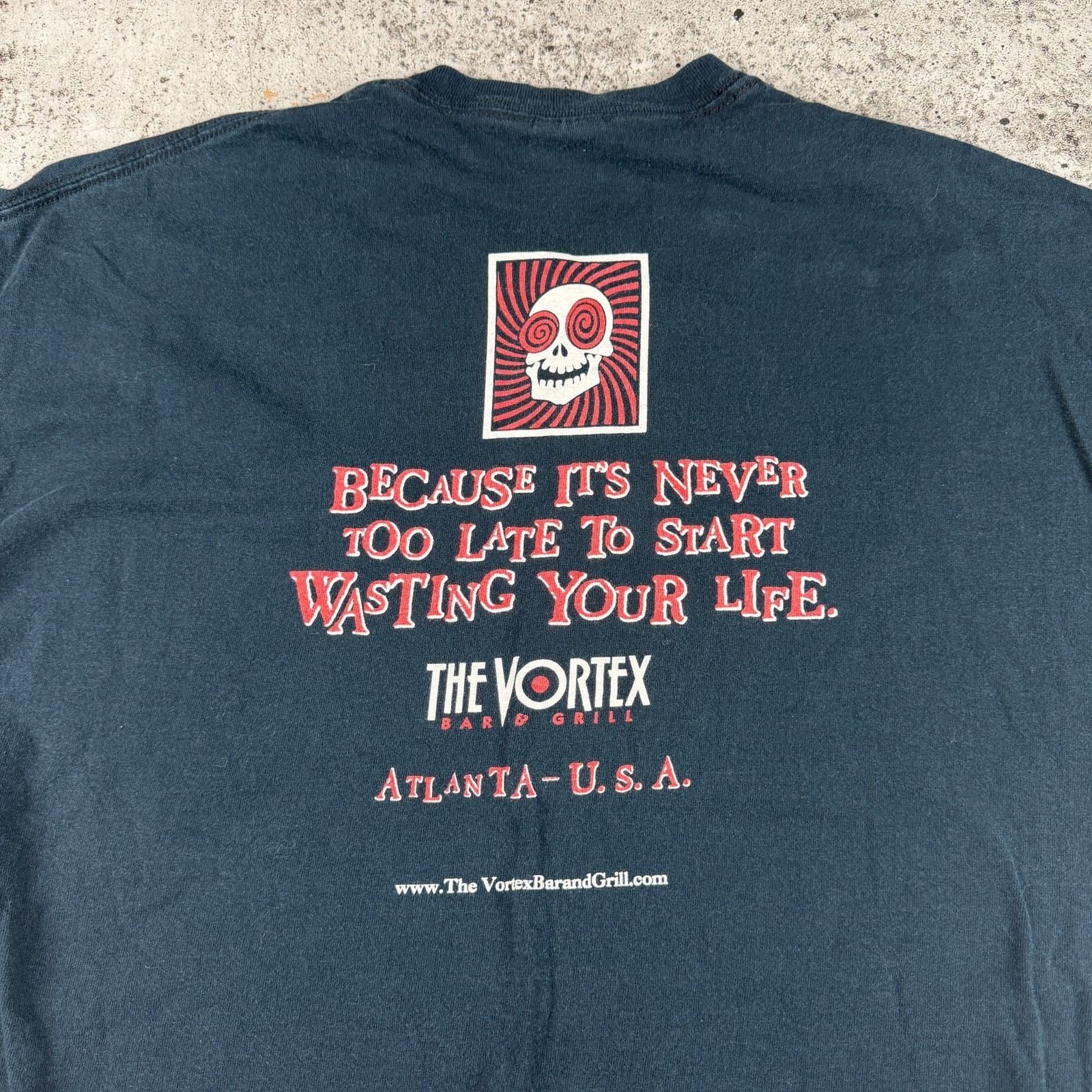 Gildan Y2K Biker Shirt The Vortex Motorcycle Clue Size XL SKulls Size US XL / EU 56 / 4 - 2 Thumbnail