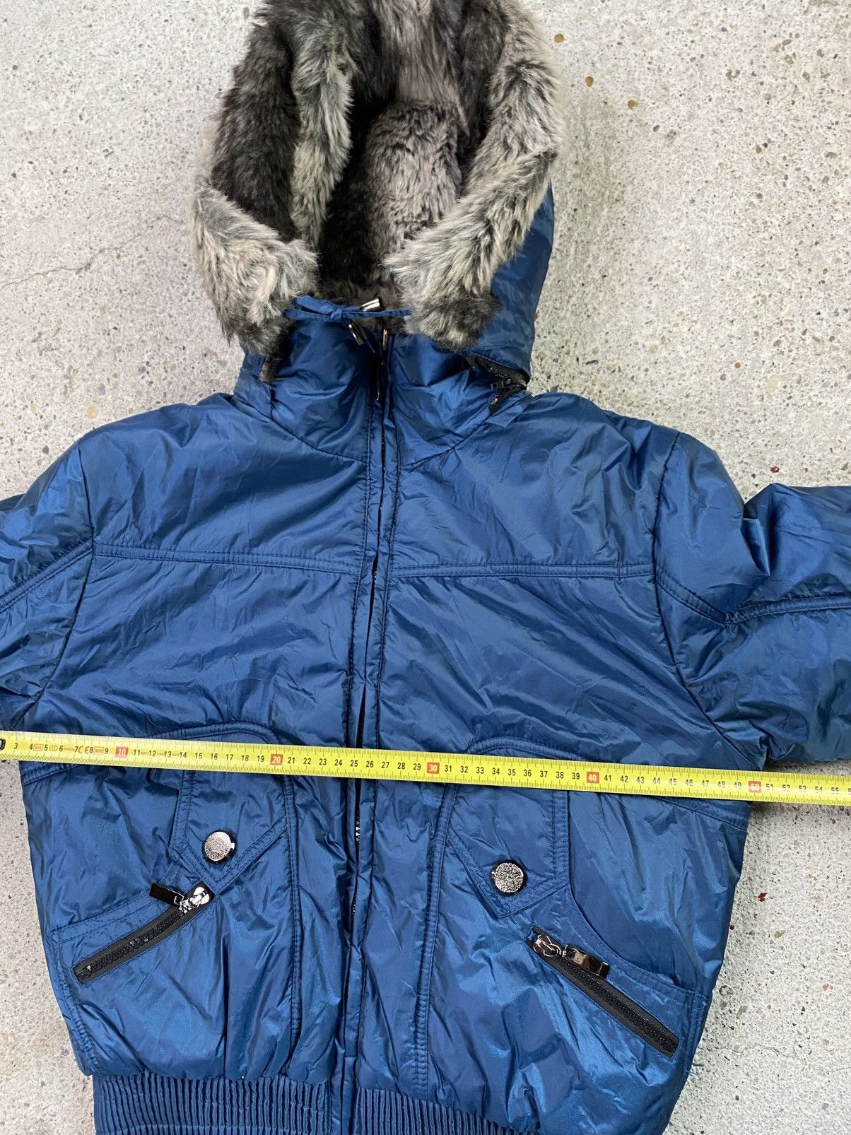 Japanese Brand Japan style bomber jacket faux fur hood vintage y2k Size S / US 4 / IT 40 - 12 Thumbnail