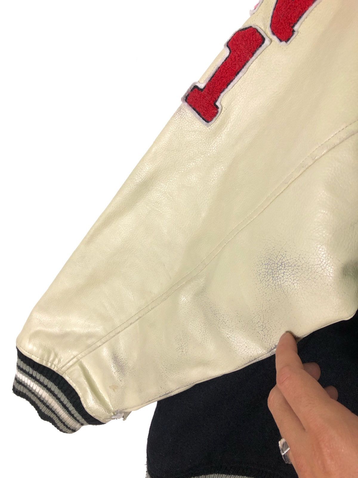 Vintage RARE🔥VINTAGE 1991 DISTRESS CONART WESTCOAST VARSITY JACKET Size US XL / EU 56 / 4 - 20 Thumbnail
