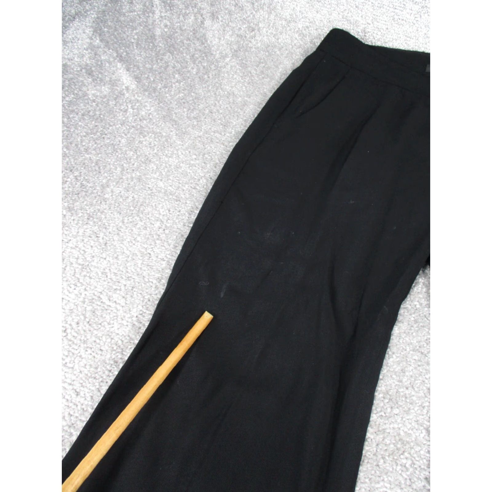 Theory Theory Dress Pants Womens 8 Jeldra Black Wool Blend Flare Size 30" / US 8 / IT 44 - 3 Thumbnail