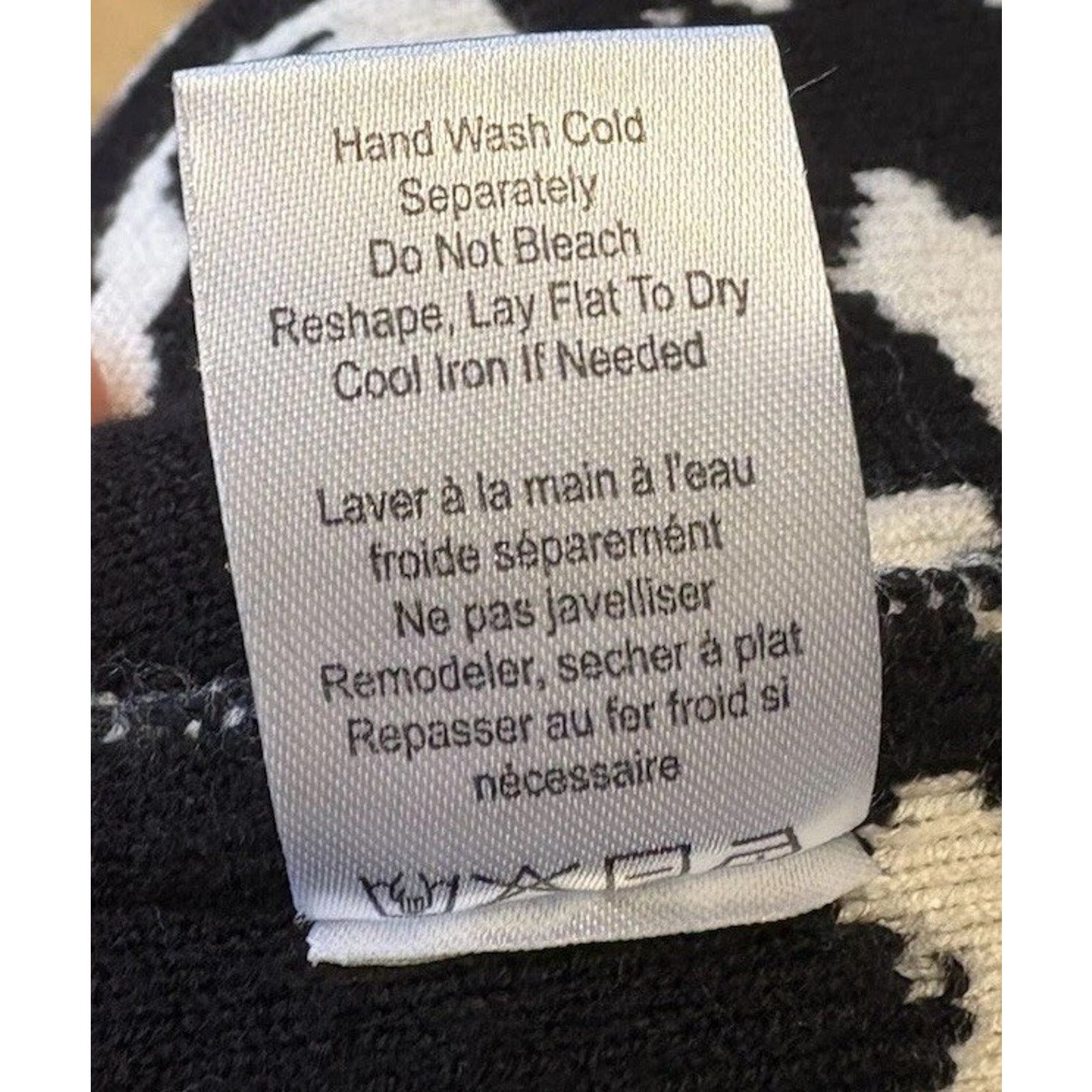 The Unbranded Brand Rara Avis By Iris Apfel Black White Oversized Open Coat S Size S / US 4 / IT 40 - 12 Thumbnail