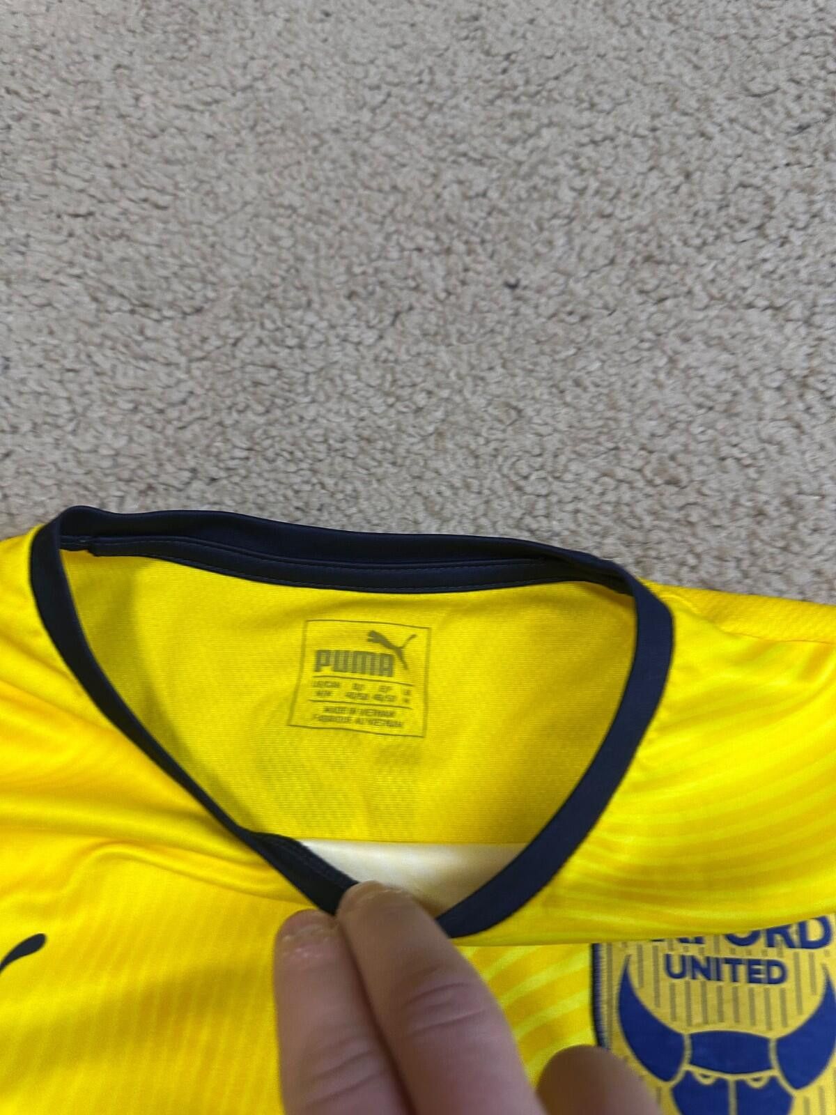 Puma Puma 2019-20 Oxford United Home Football Shirt Sz M Size US M / EU 48-50 / 2 - 4 Thumbnail