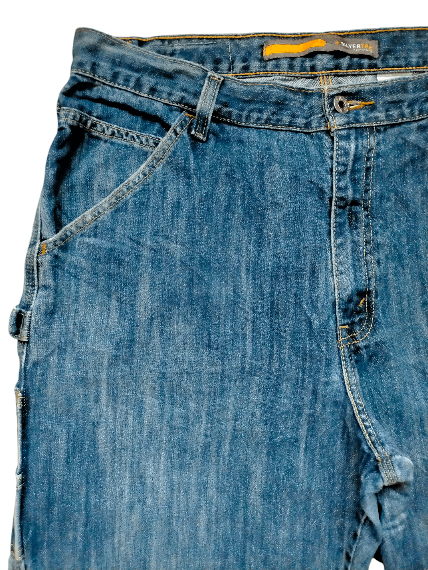 Levi's Levis Silvertab Carpenter Worker Baggy Jeans Size US 34 / EU 50 - 4 Thumbnail