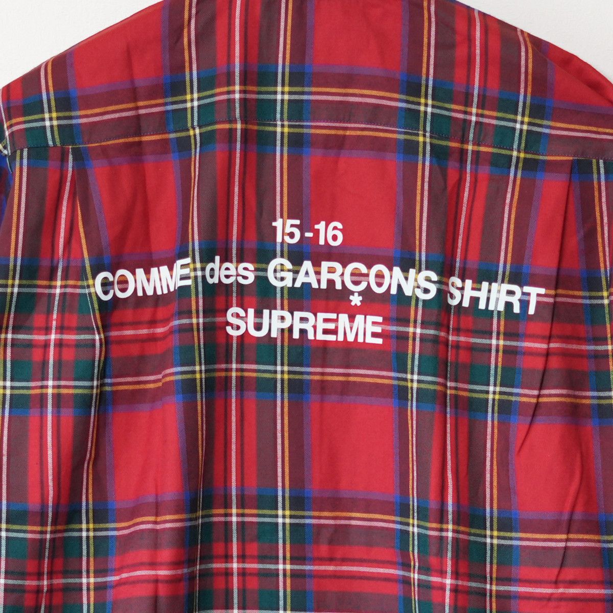 Comme des Garcons SUPREME×COMME DES GARCONS AW2015 BUTTON DOWN SHIRT Size US S / EU 44-46 / 1 - 4 Thumbnail