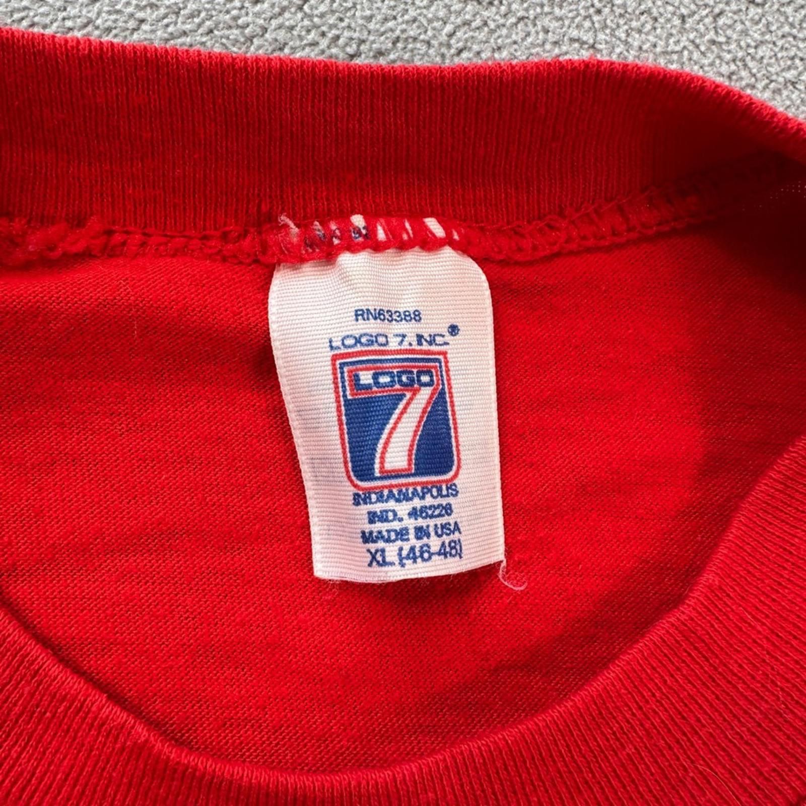 Logo 7 Vintage 1986 Boston Red Sox World Series Cropped T Shirt XL Size XL / US 12-14 / IT 48-50 - 4 Thumbnail