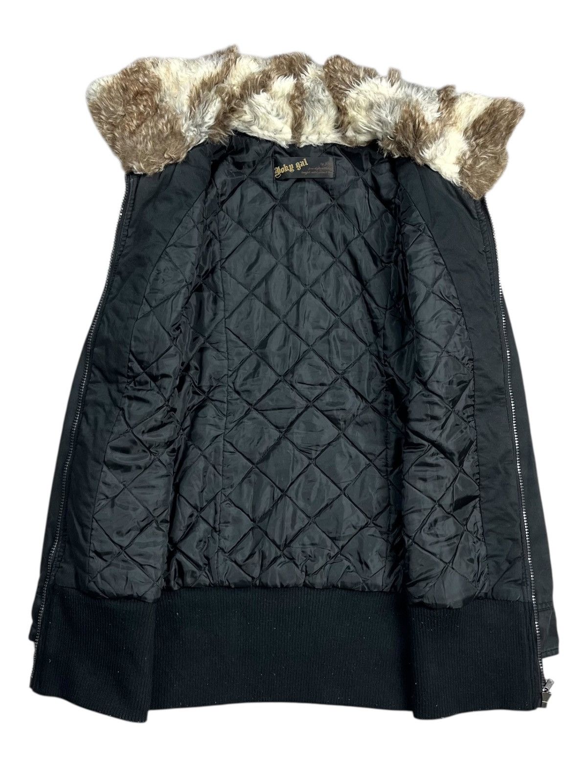 14th Addiction 2000s Joky Gal - Vkei Style Trim Fur Collar Jacket Size US M / EU 48-50 / 2 - 2 Thumbnail