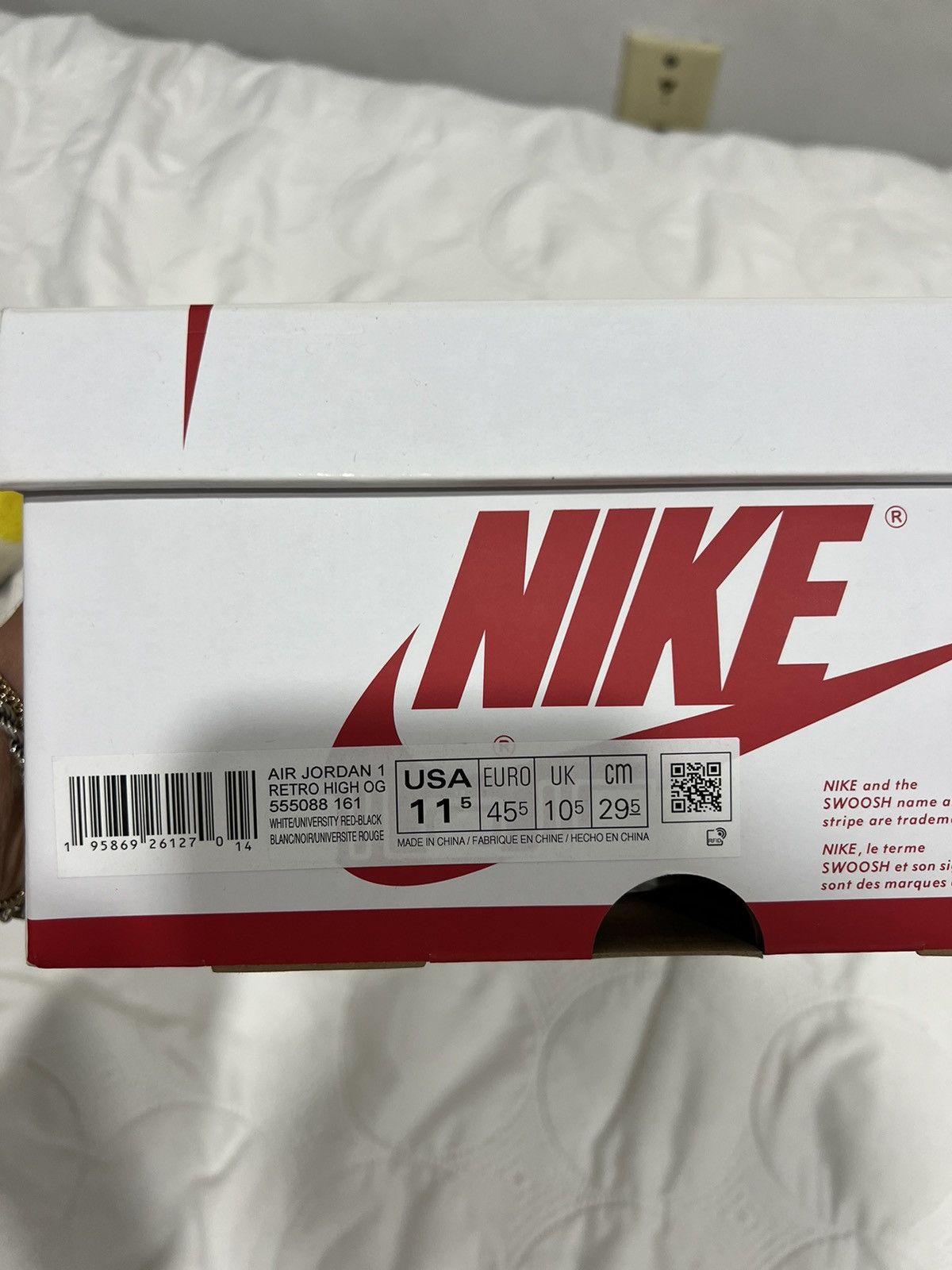 Jordan Brand Jordan 1 Retro High OG “Heritage” Size US 11.5 / EU 44-45 - 7 Thumbnail