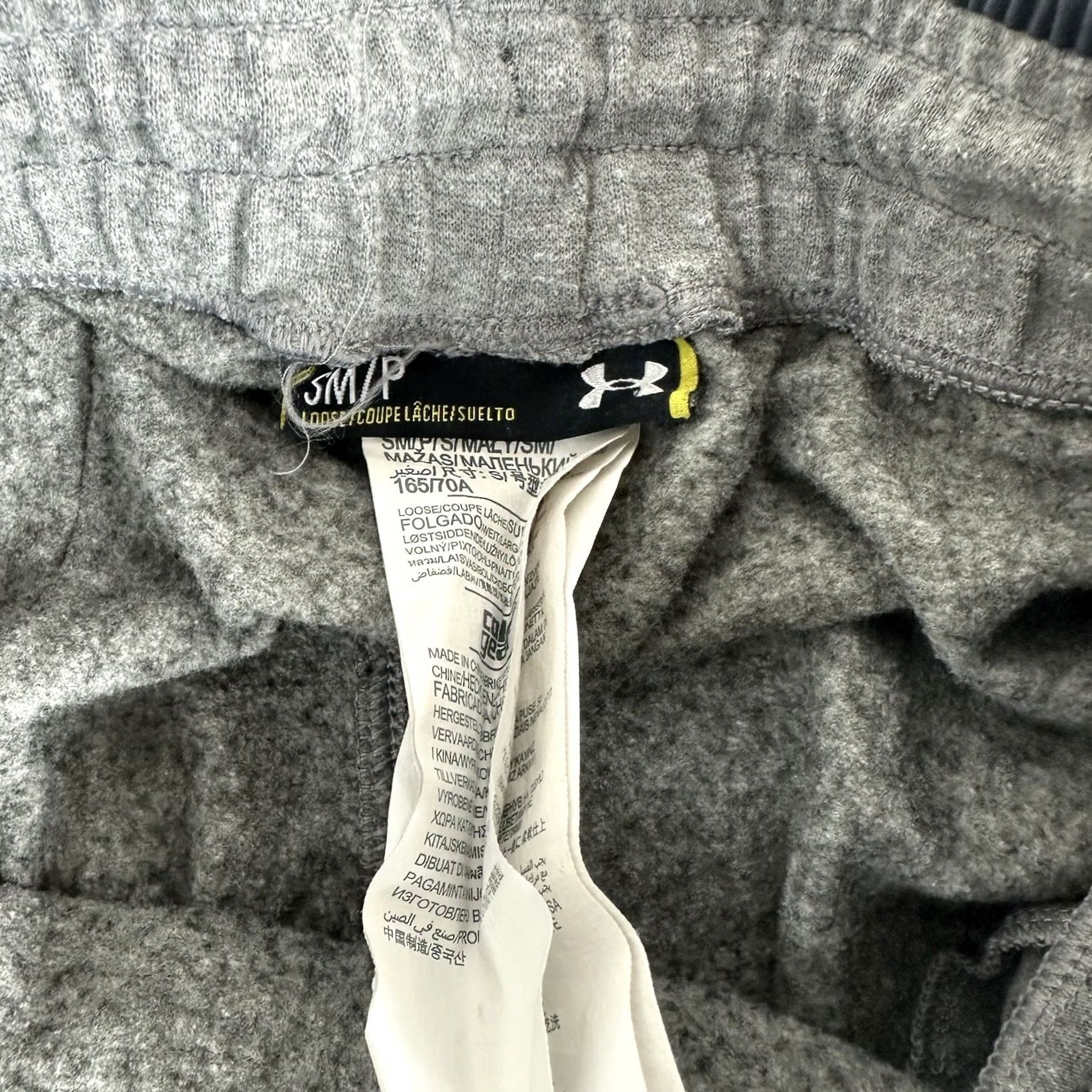 Under Armour Under Armour Rival Fleece Joggers Gray Mens Small Active Sweatpants Athletic Tapered PocketsElastic Waist Gym & Training Running & Jogging Pants Size US 29 - 8 Thumbnail