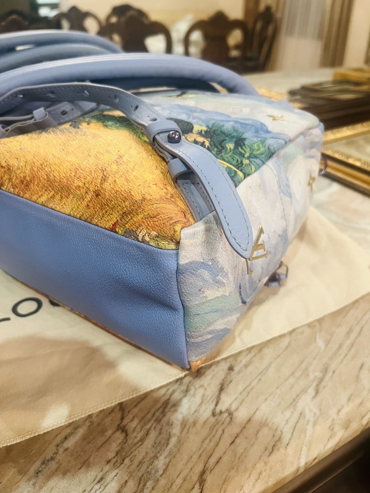 Louis Vuitton Louis Vuitton 2017 Van Gogh Palm Springs PM Backpack Size ONE SIZE - 9 Thumbnail