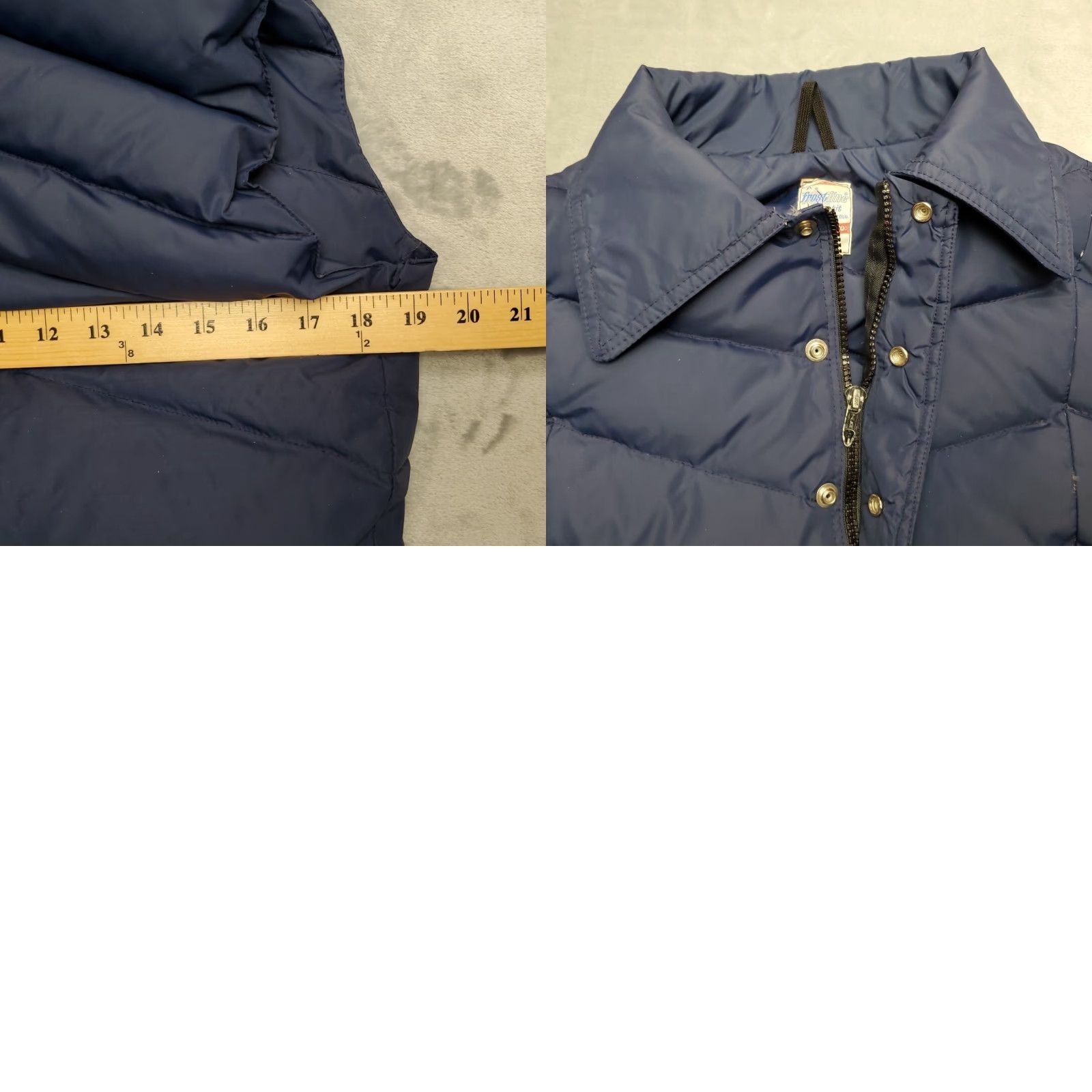 Vintage VINTAGE Frostline Goose Down Vest Mens Small Blue Puffer Made from Kit USA Retro Size US S / EU 44-46 / 1 - 8 Thumbnail