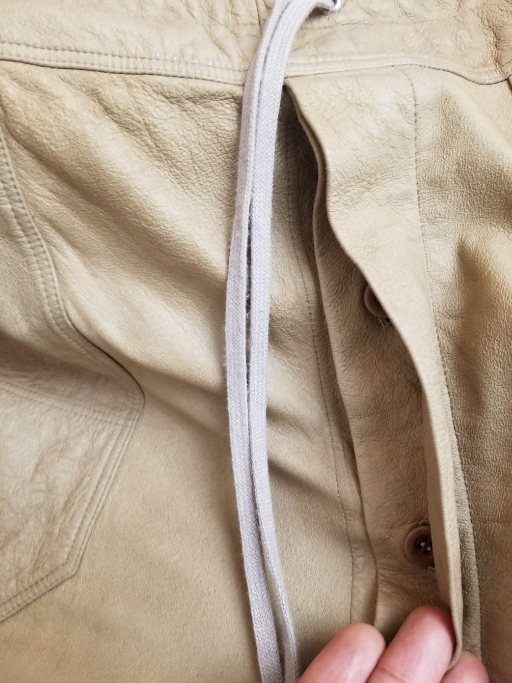 Rick Owens Rick Owens vintage cropped leather pants Sparrows f/w02 Size US 34 / EU 50 - 7 Thumbnail