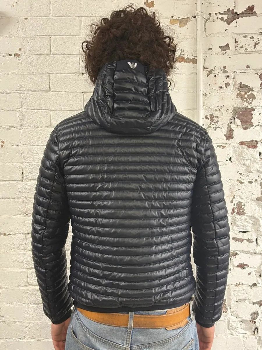Emporio Armani AW2018 Emporio Armani Quilted Navy Puffer Jacket Size US M / EU 48-50 / 2 - 3 Thumbnail