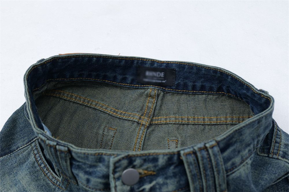 Japanese Brand × Jean Men's American street style washed straight jeans Size US 32 / EU 48 - 5 Thumbnail