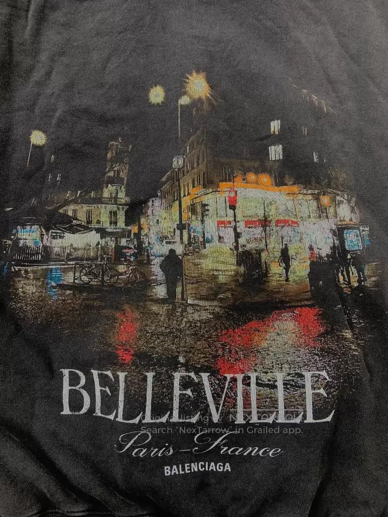 Balenciaga Balenciaga Printed Hooded Loose Fit Long Sleeve Jacket Size M / US 6-8 / IT 42-44 - 3 Thumbnail