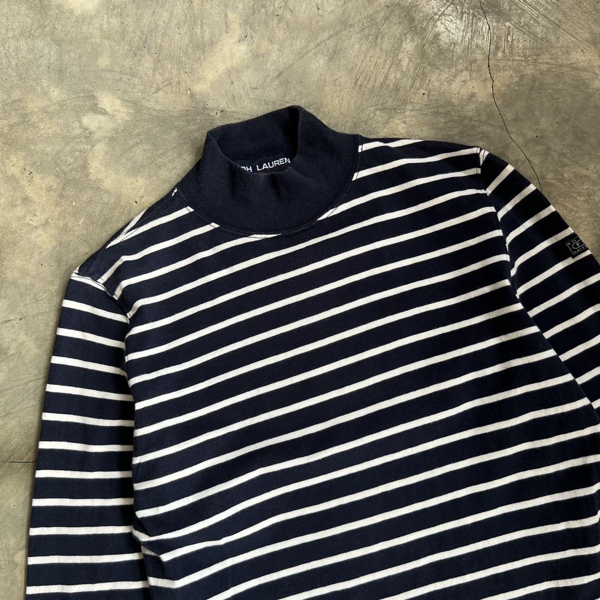 Polo Ralph Lauren Ralph Lauren Polo Sport Stripe Turtle Neck Long Sleeve Shirt Size M / US 6-8 / IT 42-44 - 2 Thumbnail