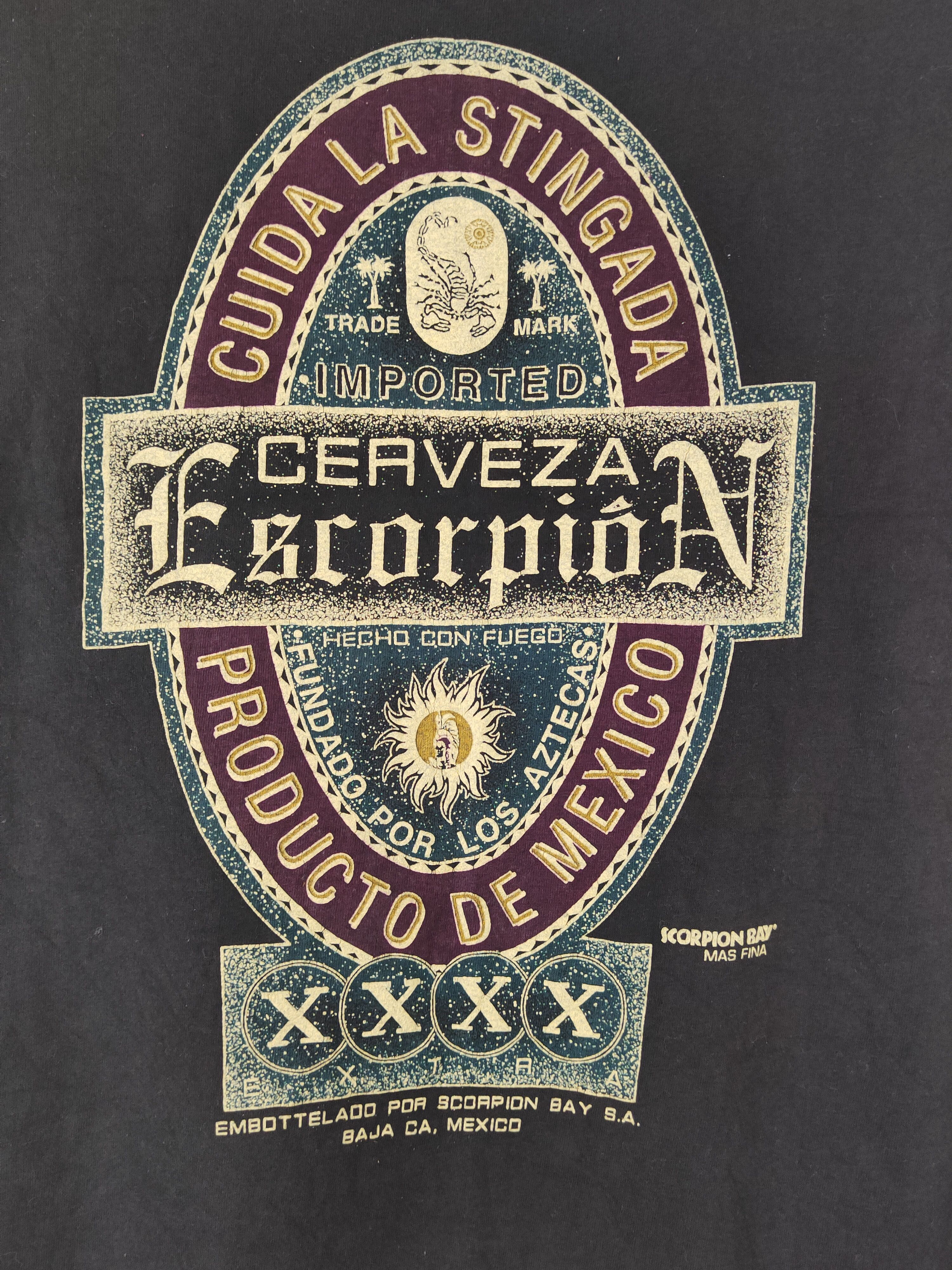 Vintage DL Scorpion Bay Black Short Sleeve T-shirt #1805 Size US XL / EU 56 / 4 - 9 Thumbnail