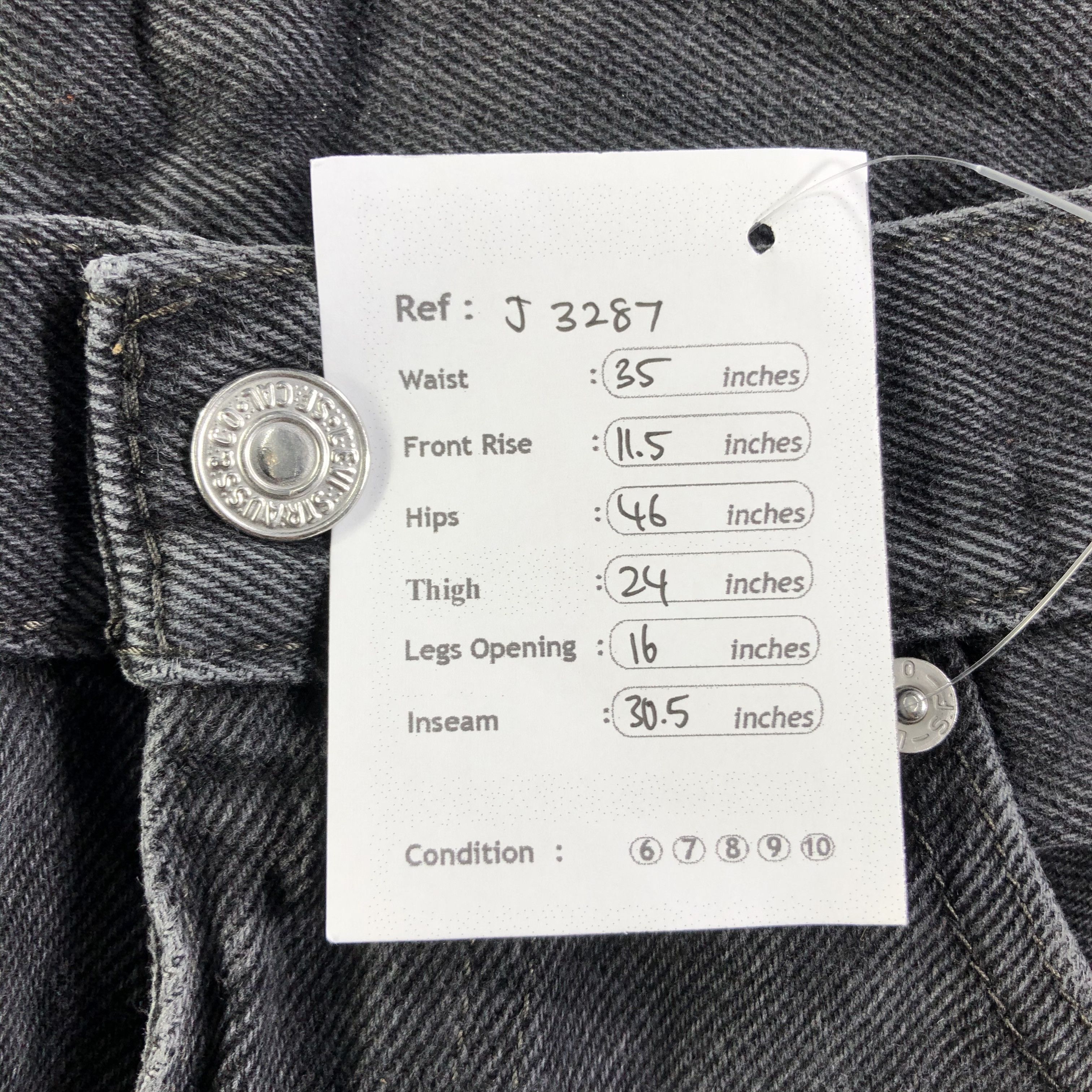 Levi's Vintage Levis 505 Jeans-J3287 Size US 35 - 12 Thumbnail