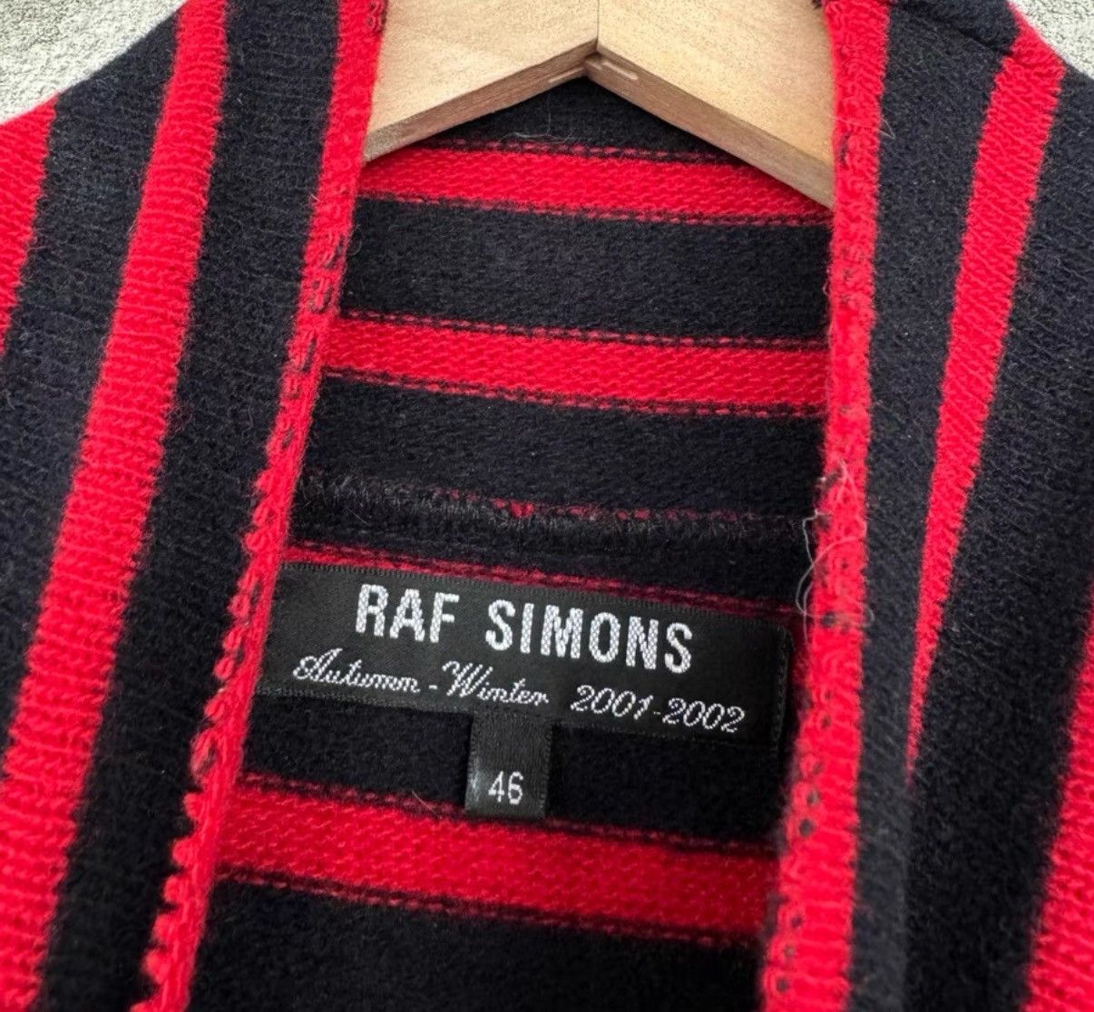 Raf Simons A/W2001 “Riot！Riot！Riot！” Patched Turtleneck