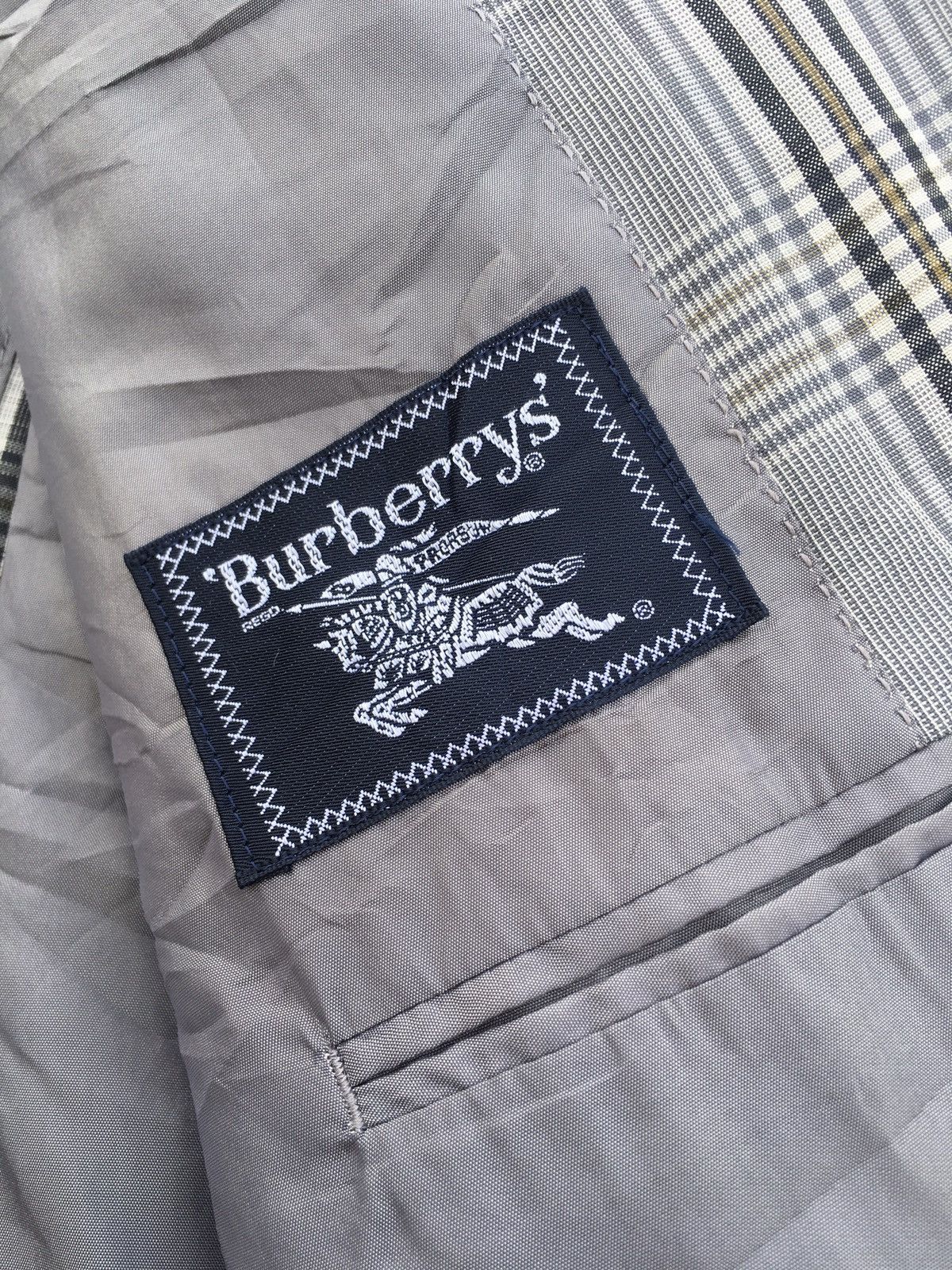 Burberry Rare Vintage Burberry Checkered Blazer Size 36R - 7 Thumbnail