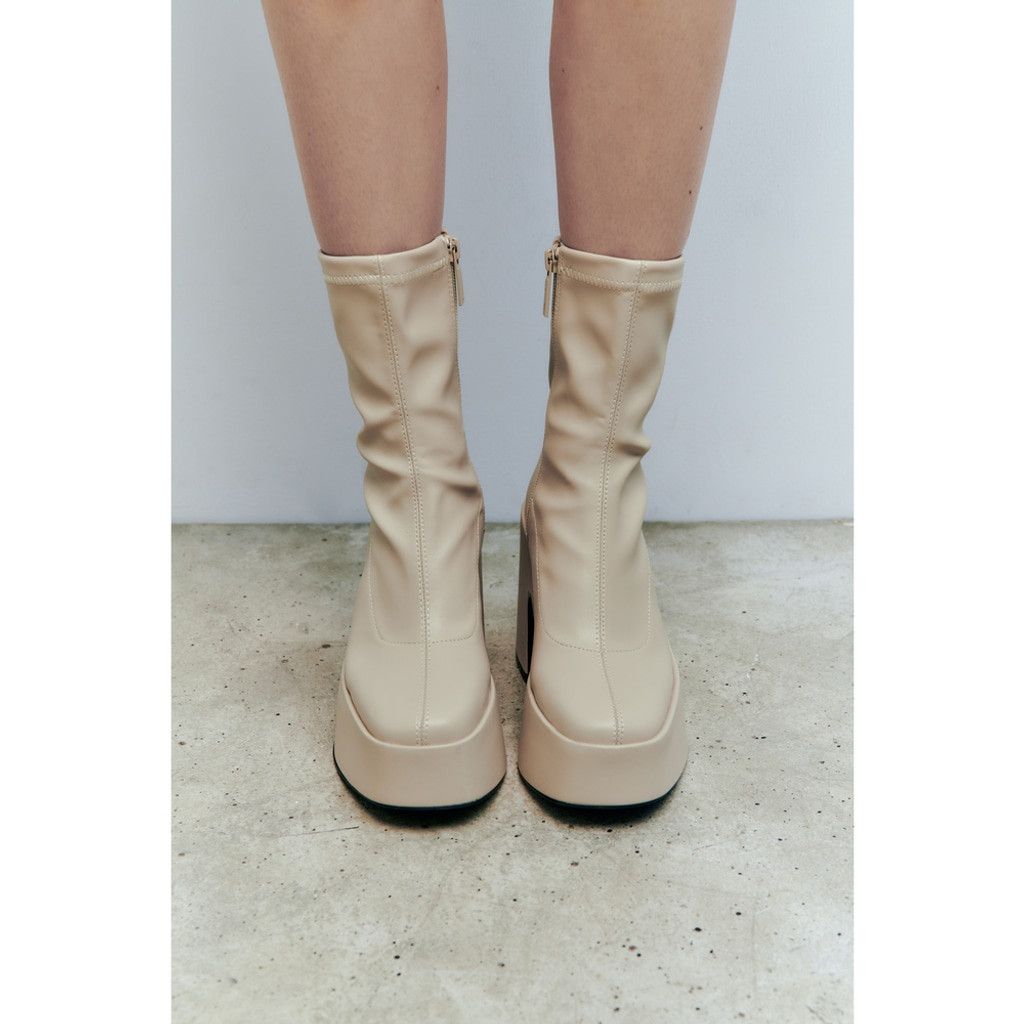 Zara Zara Platform Heeled Ankle Boots Size 8 US / 39 EU Size US 8 / IT 38 - 7 Thumbnail