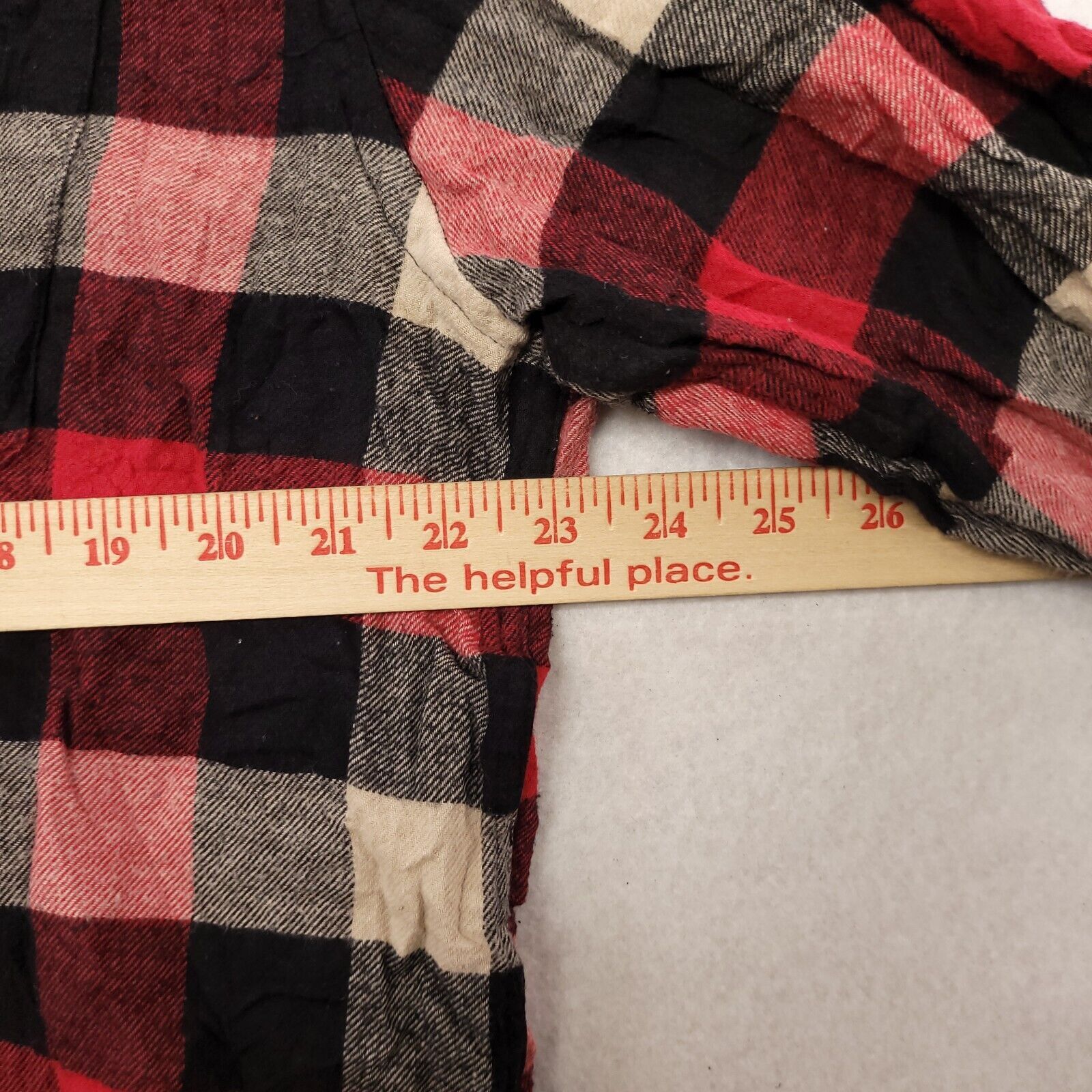Croft & Barrow Croft & Barrow Tartan Flannel Shirt Mens Size XL Red Black Size US XL / EU 56 / 4 - 8 Thumbnail