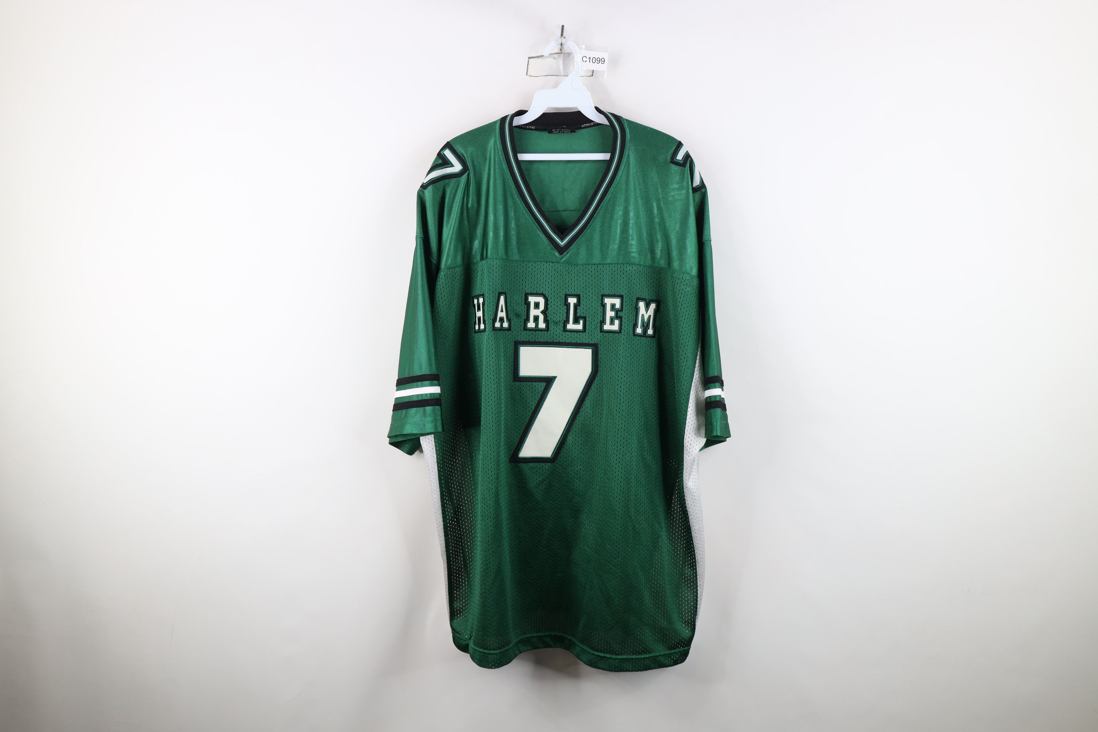 Vintage Vintage 90s Y2K Streetwear Hop Harlem Football Jersey Green Size US XL / EU 56 / 4 - 1 Thumbnail