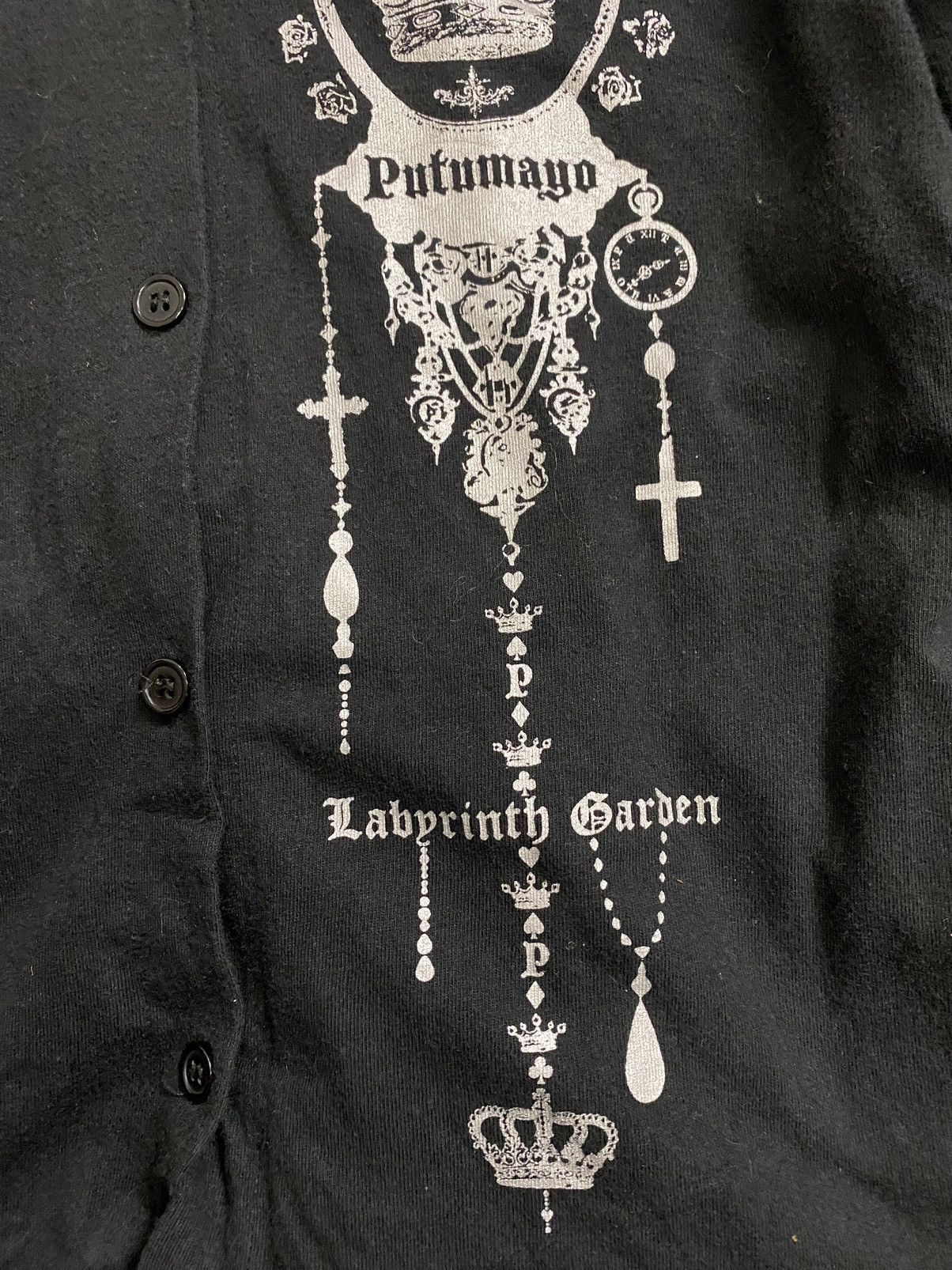 Japanese Brand 90s PUTUMAYO cyberpunk cross lightweight button up hoodie Size XS / US 0-2 / IT 36-38 - 6 Thumbnail