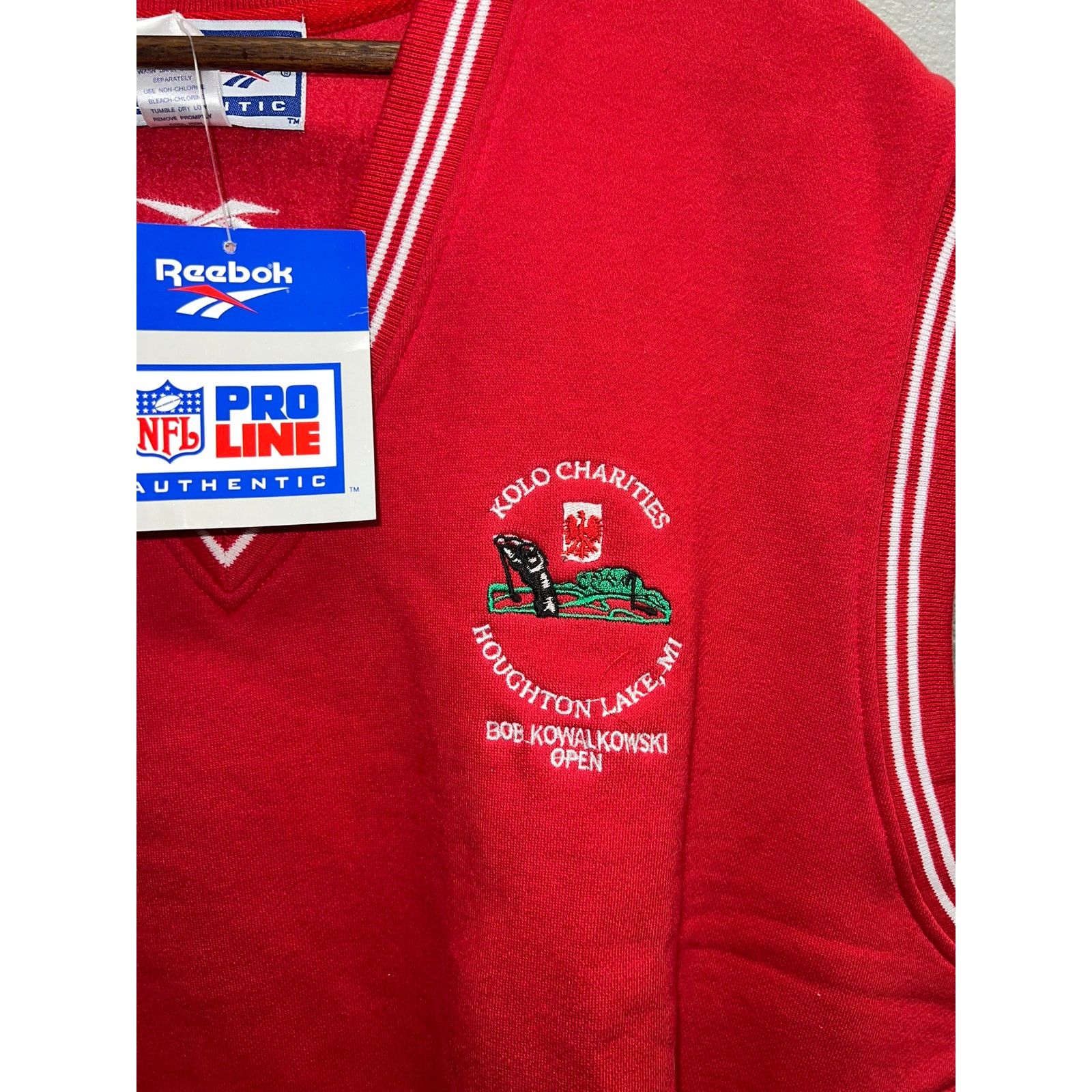 Reebok Vintage Reebok Golfing Sweater Vest Pro Line Golf NWT VTG XL Size US XL / EU 56 / 4 - 2 Thumbnail