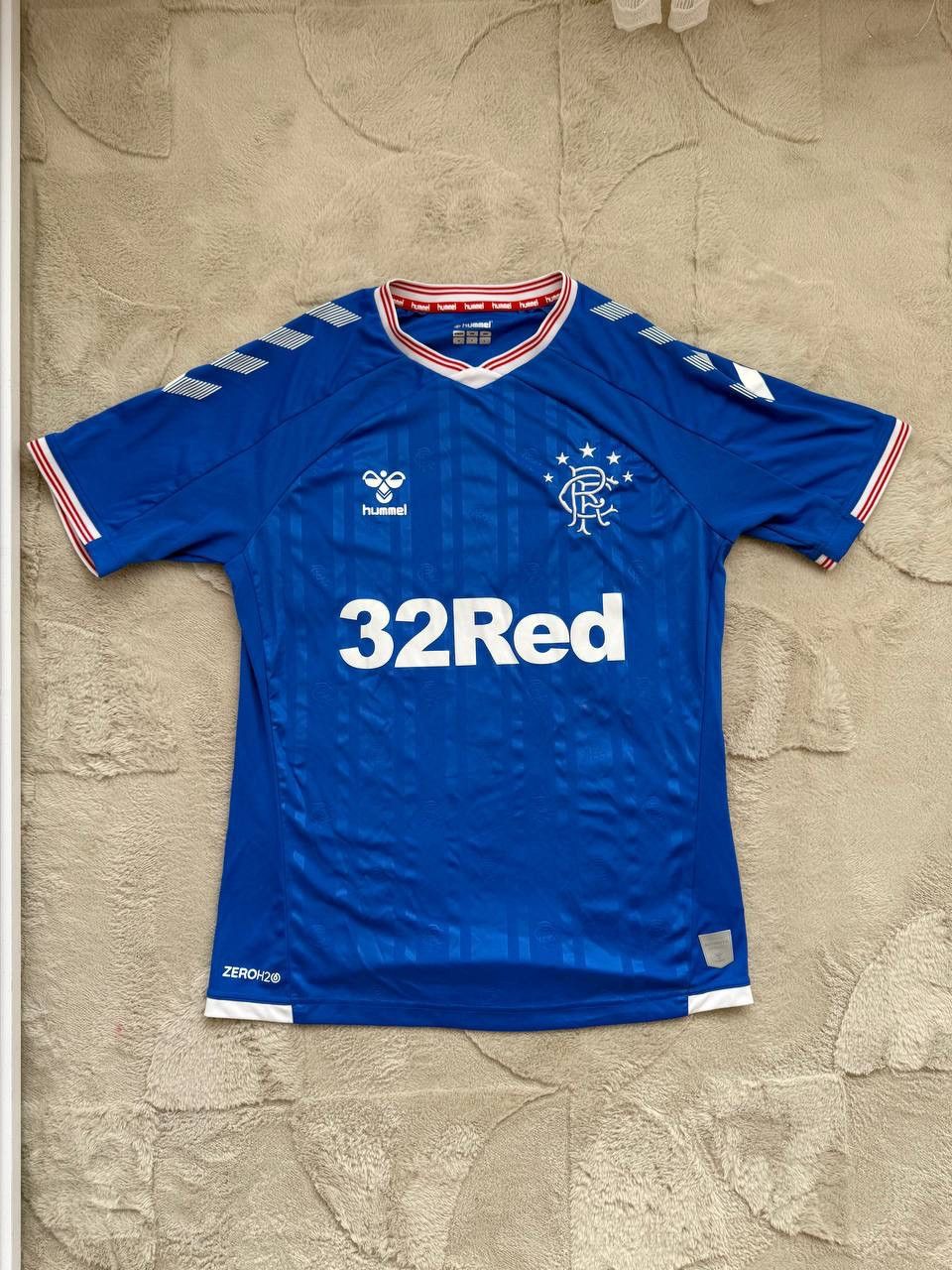 Castore Rangers 19-20s Football Soccer men Shirt Jersey Home Hummel Size US M / EU 48-50 / 2 - 1 Thumbnail