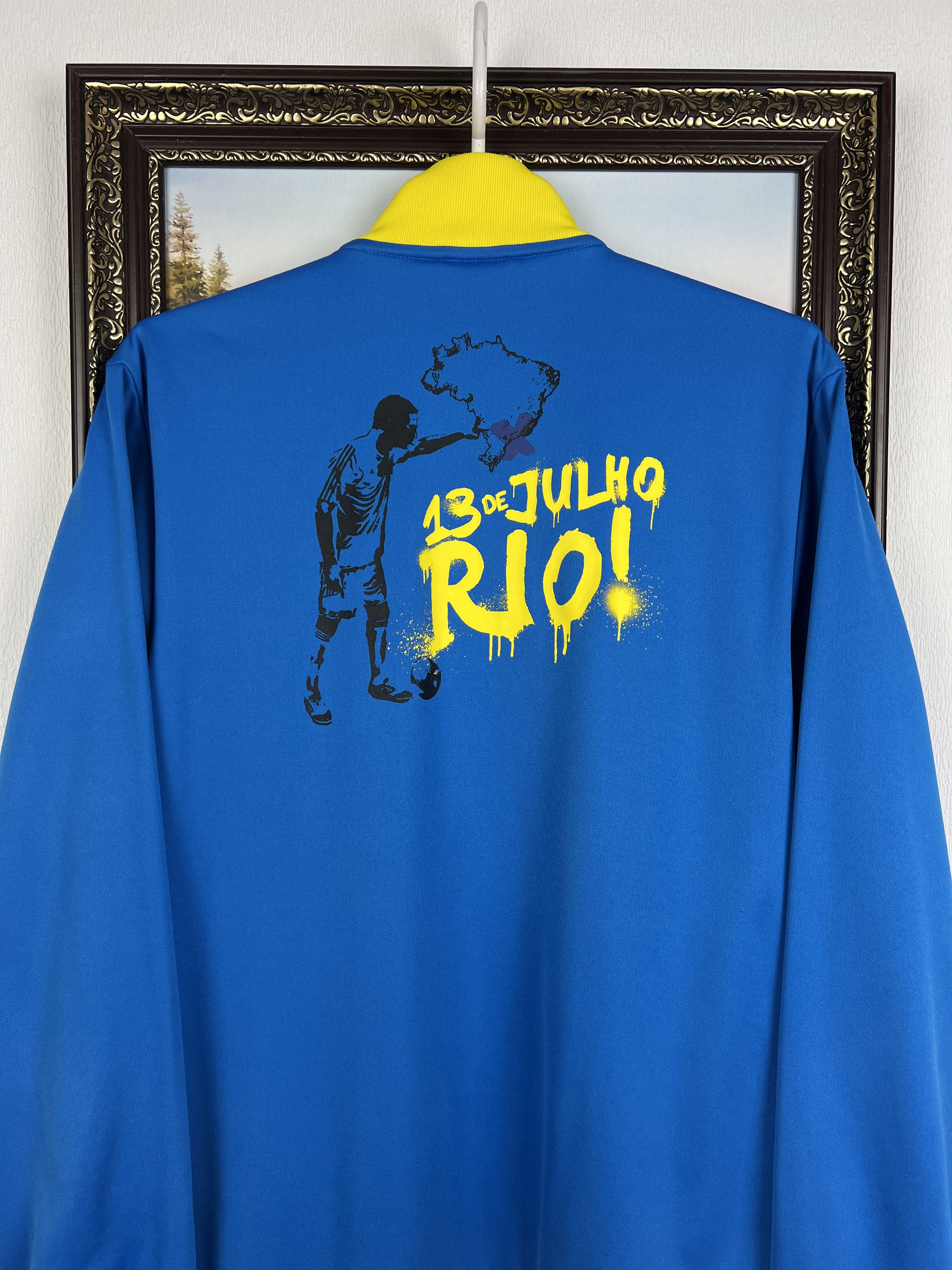 Adidas Brazil World Cup Jacket Football Track Top National Team Size US S / EU 44-46 / 1 - 12 Thumbnail