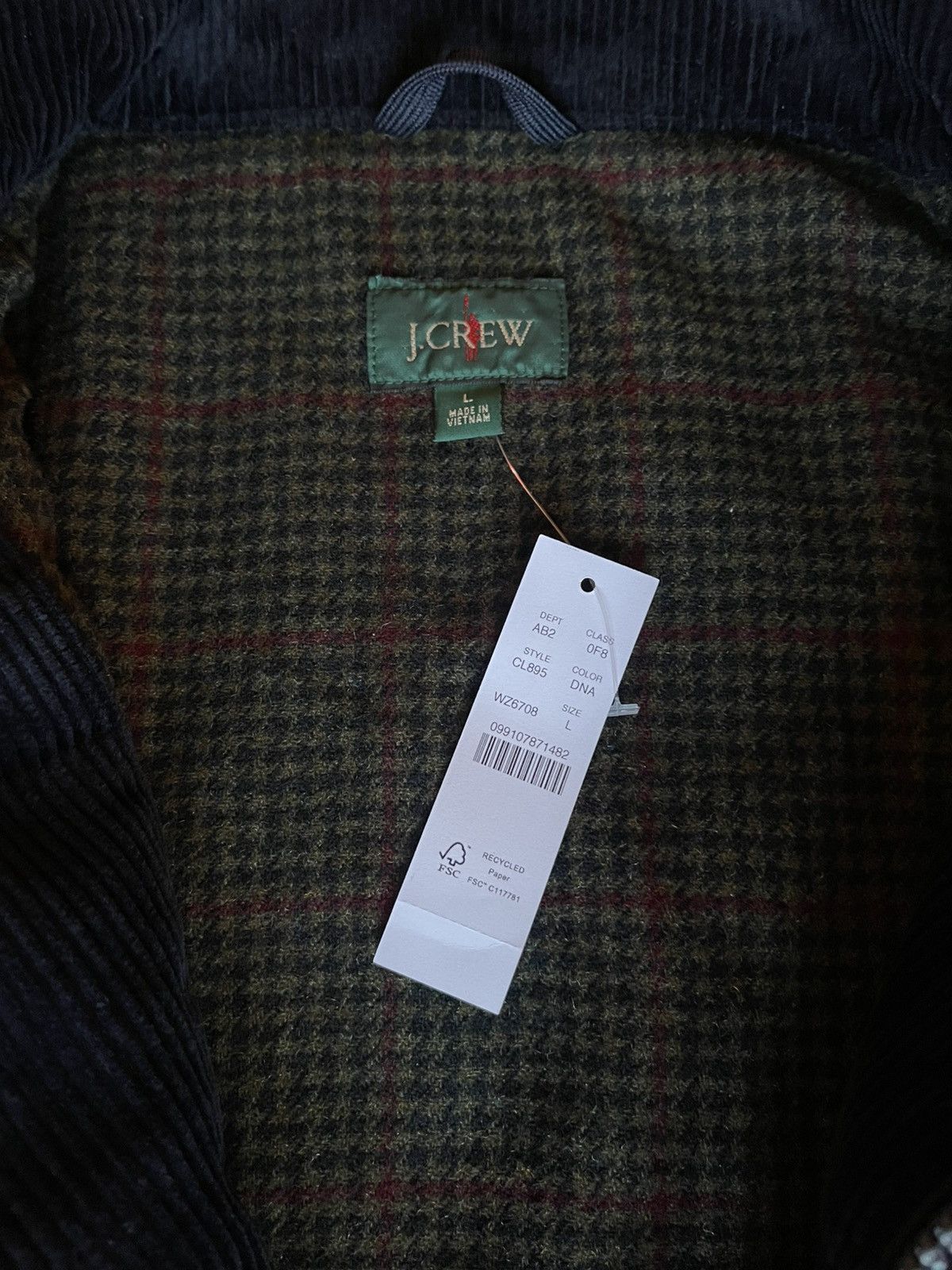 J.Crew J Crew Corduroy Jacket Size US L / EU 52-54 / 3 - 3 Thumbnail