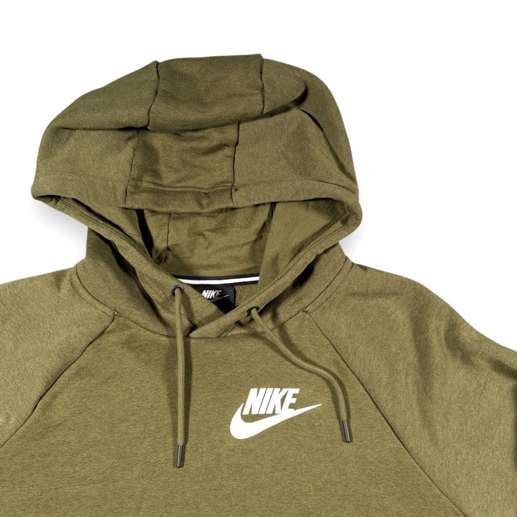 Nike Nike Sweater Womens LARGE Green Hoodie Sweatshirt Spell Out Swoosh With Tags Size L / US 10 / IT 46 - 2 Thumbnail