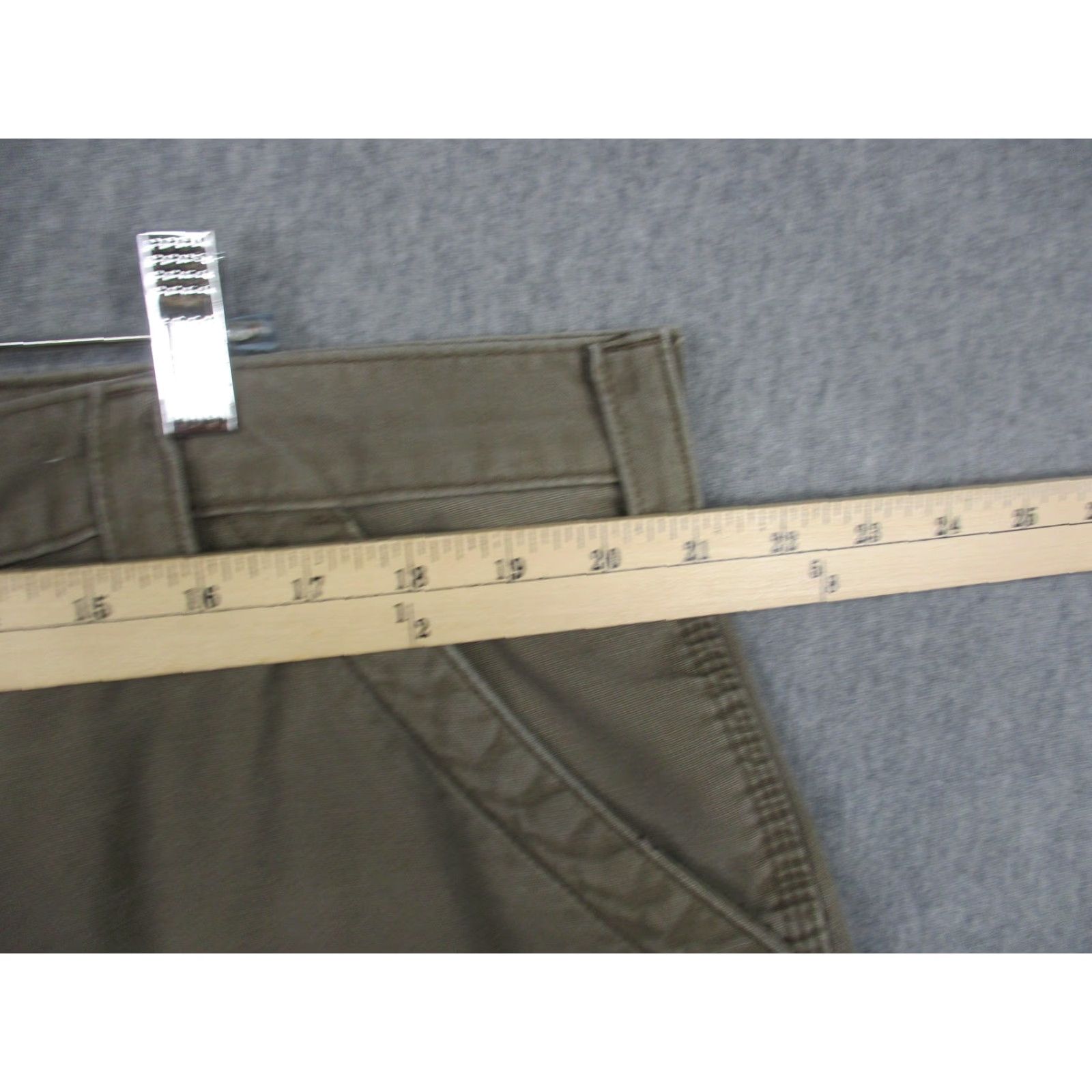 Carhartt Carhartt Pants Mens 42x30 Khaki Workwear Original Dungaree Fit Canvas B151 LB Flat Front Straight Leg Size US 42 / EU 58 - 3 Thumbnail