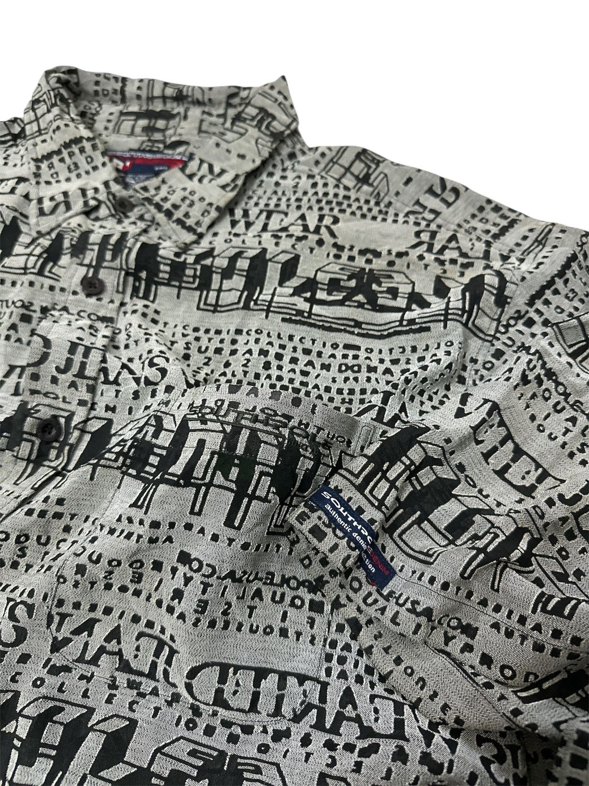 GOA 2000s Southpole Riveted Shirt Y2K Goa Lgb Kmrii Jnco Style Size US XXL / EU 58 / 5 - 7 Thumbnail