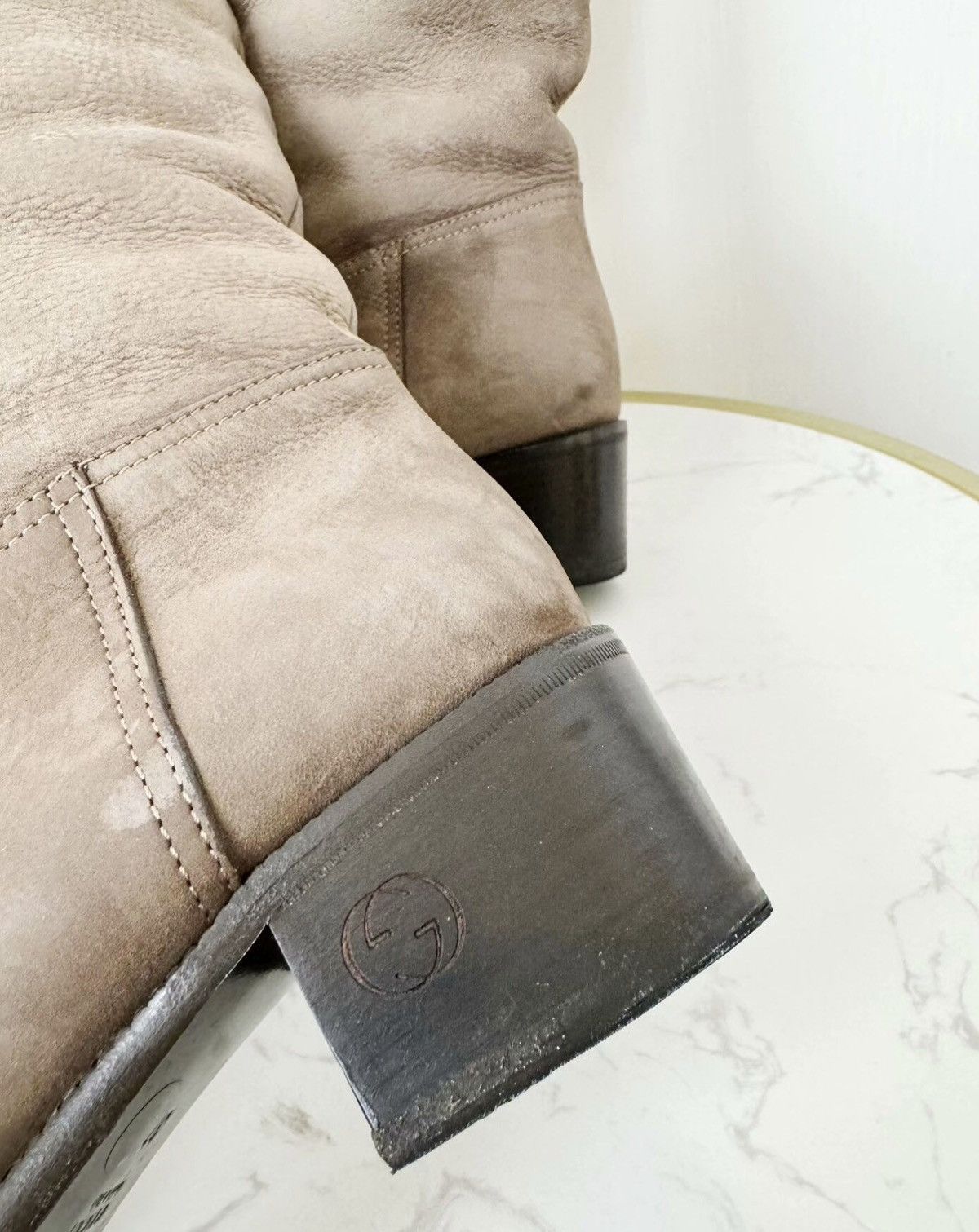 Gucci Gucci genuine suede boots Size US 6 / IT 36 - 4 Thumbnail