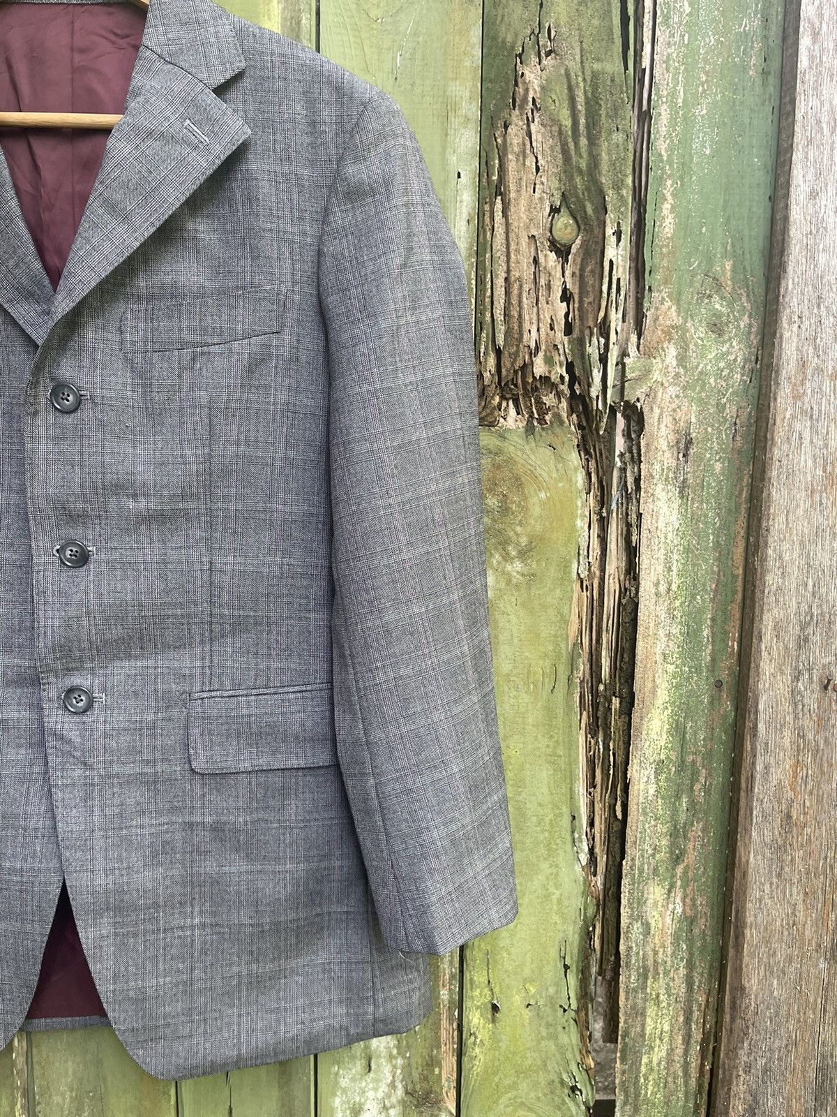 Guy Laroche × Japanese Brand × Vintage Vintage Guy Laroche Grey Wool Blazer Made in Japan (90s Era) Size 38R - 4 Thumbnail