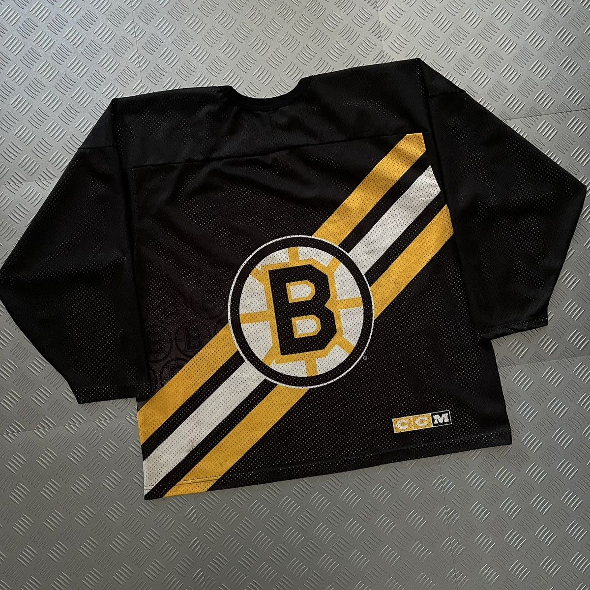 Ccm Vintage 90s CCM NHL Boston Bruins Goalie OVP Hockey Jersey Size US M / EU 48-50 / 2 - 9 Thumbnail