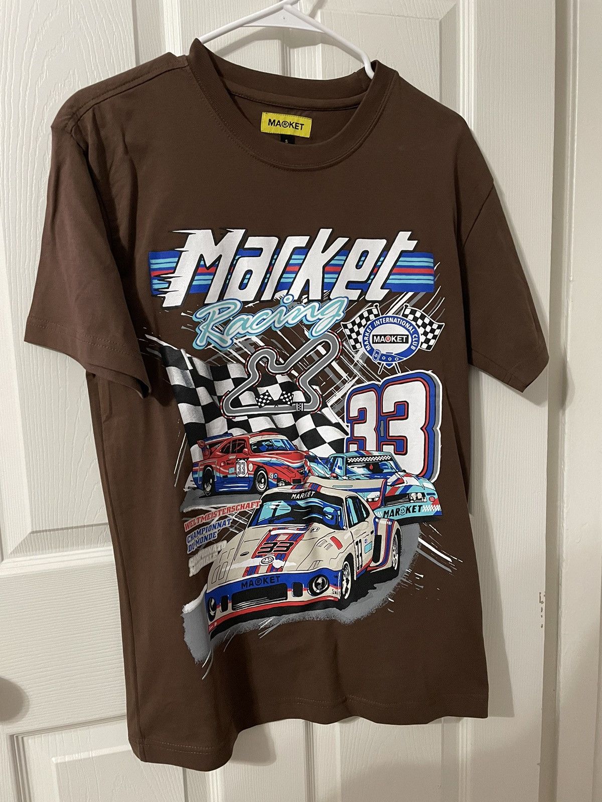 Market × Urban Outfitters Urban Outfitters x Market Brown Racing Tee - Sz S Size US S / EU 44-46 / 1 - 1 Thumbnail