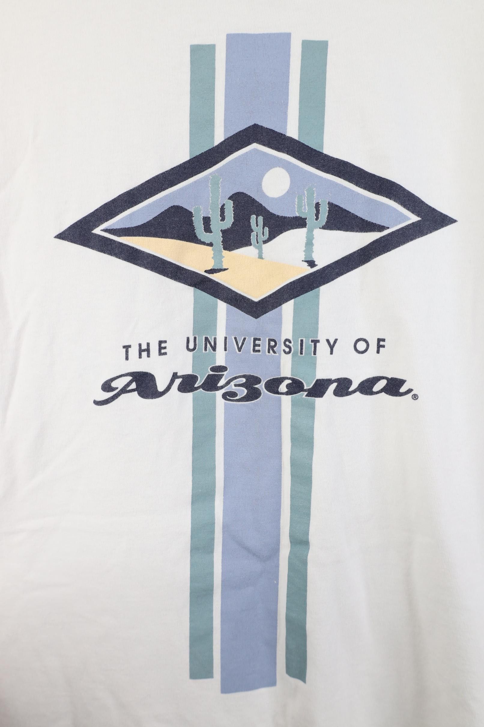 Vintage Vintage 90s Spell Out University of Arizona T-Shirt USA Size US M / EU 48-50 / 2 - 10 Thumbnail