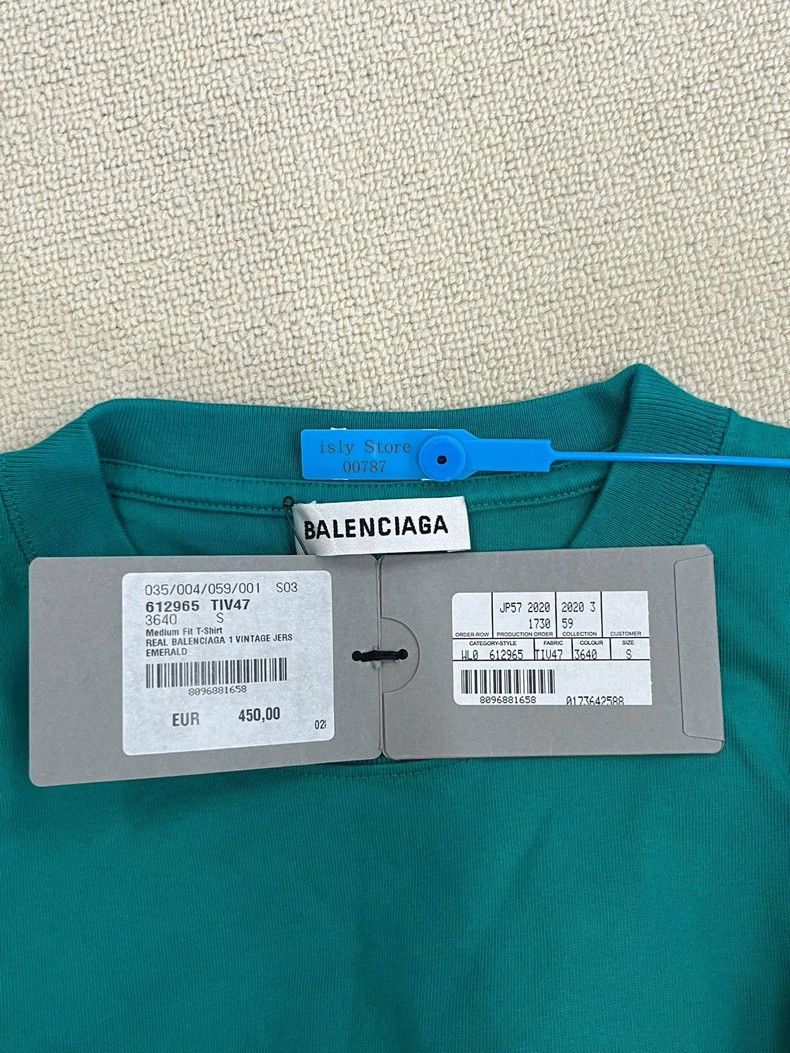 Balenciaga Balenciaga Band Portrait Logo Print Loose Short Sleeve Tee Size S / US 4 / IT 40 - 4 Thumbnail