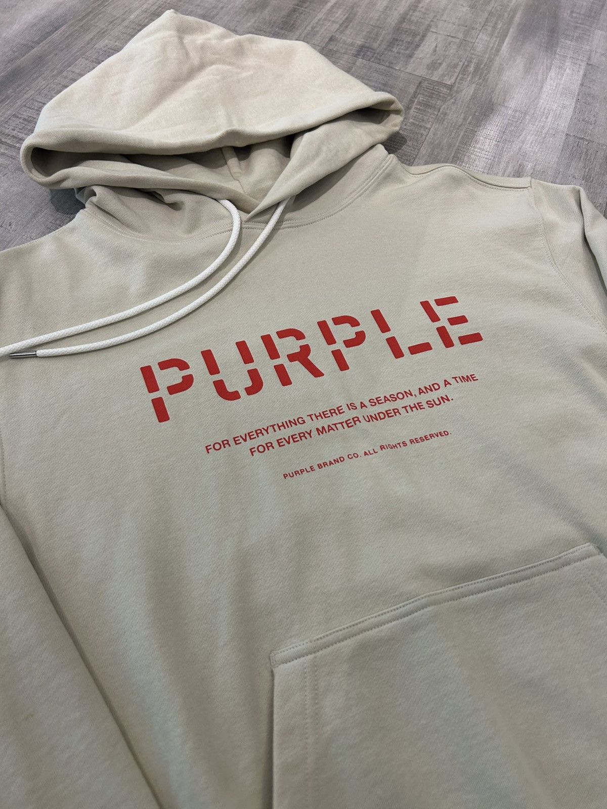 Purple Brand Purple Brand French Terry Stencil Logo Hoodie Size US M / EU 48-50 / 2 - 4 Thumbnail