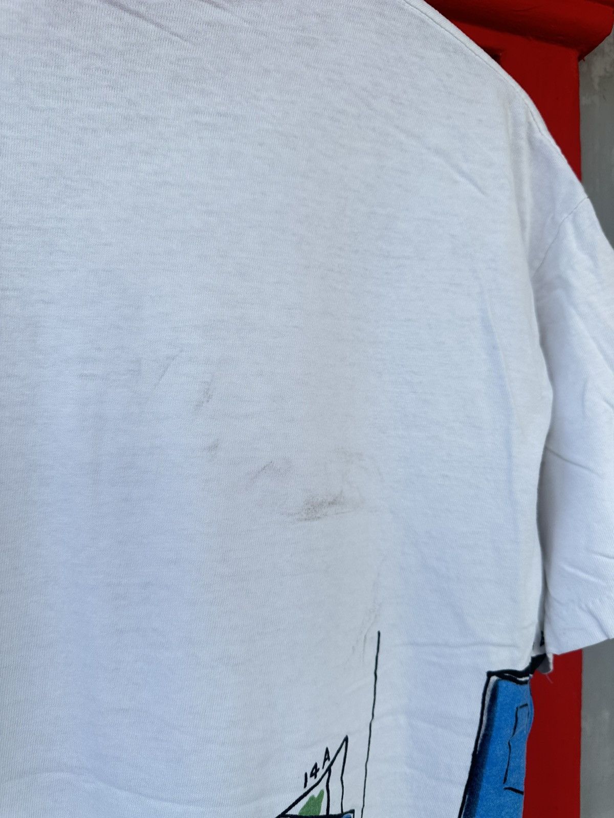 Vintage Vintage 90s Curious George Tee Size US L / EU 52-54 / 3 - 13 Thumbnail